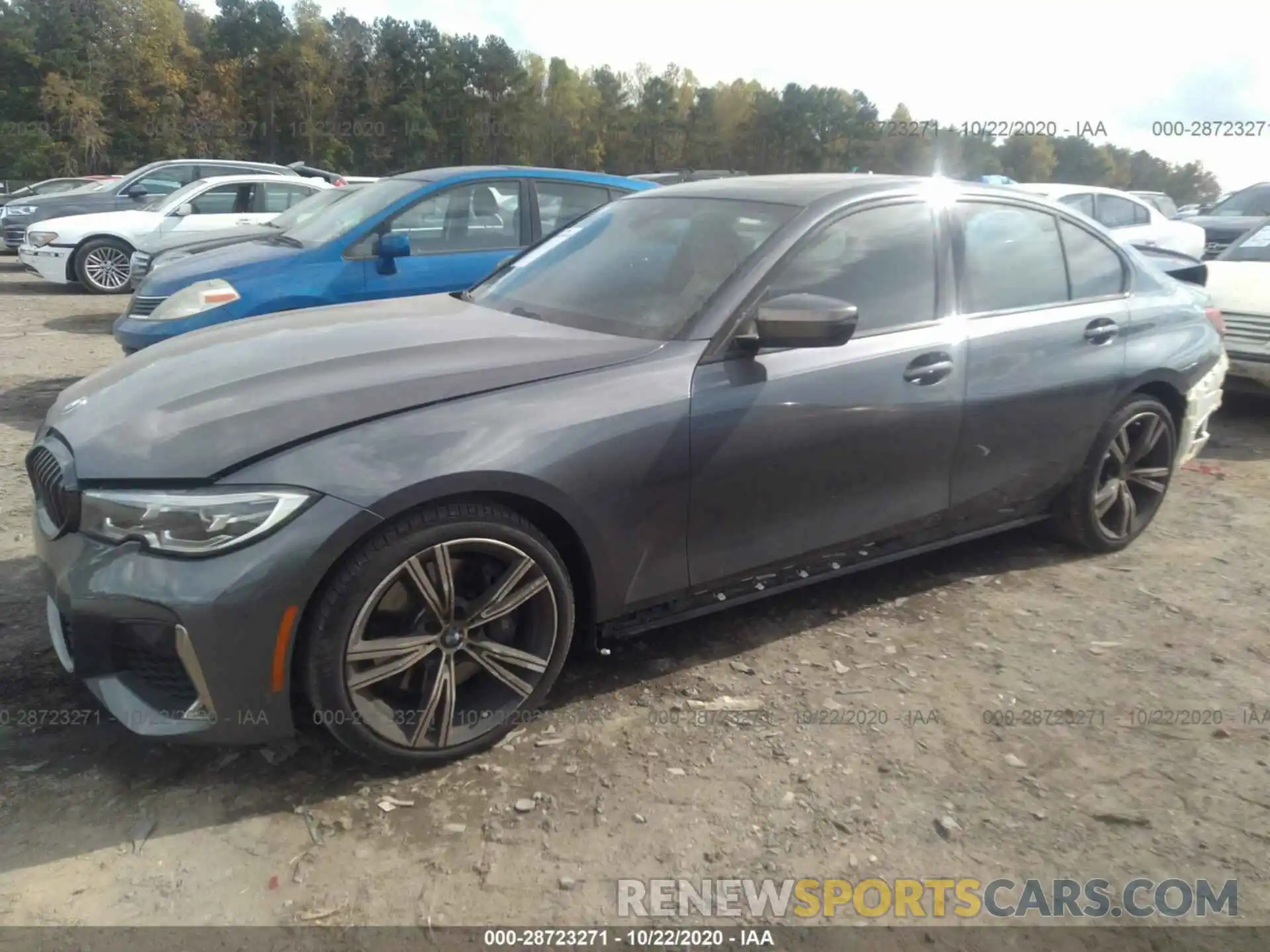 2 Photograph of a damaged car WBA5U7C04LFH88636 BMW 3 SERIES 2020