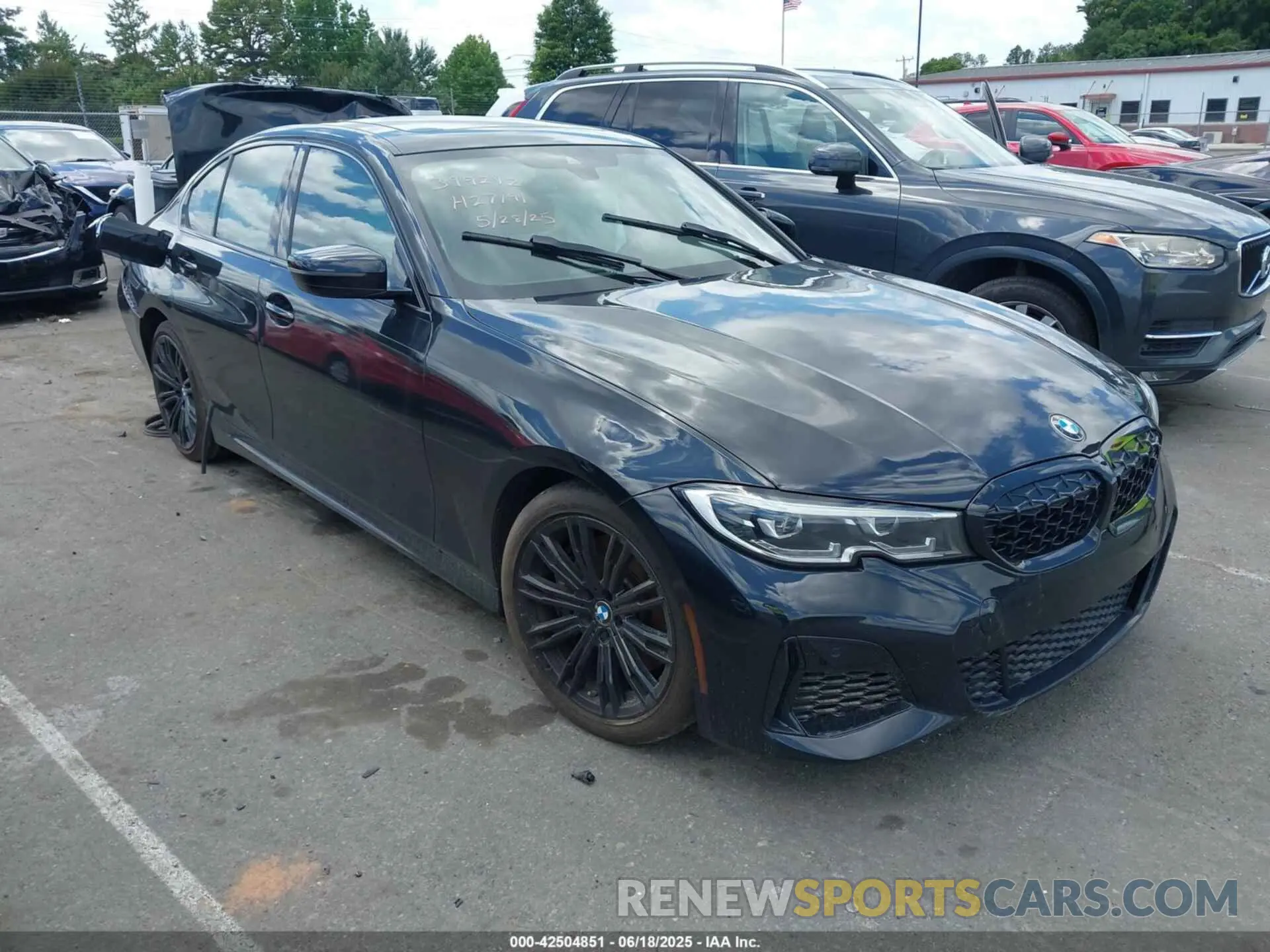 1 Photograph of a damaged car WBA5U7C06LFH27191 BMW 3 SERIES 2020