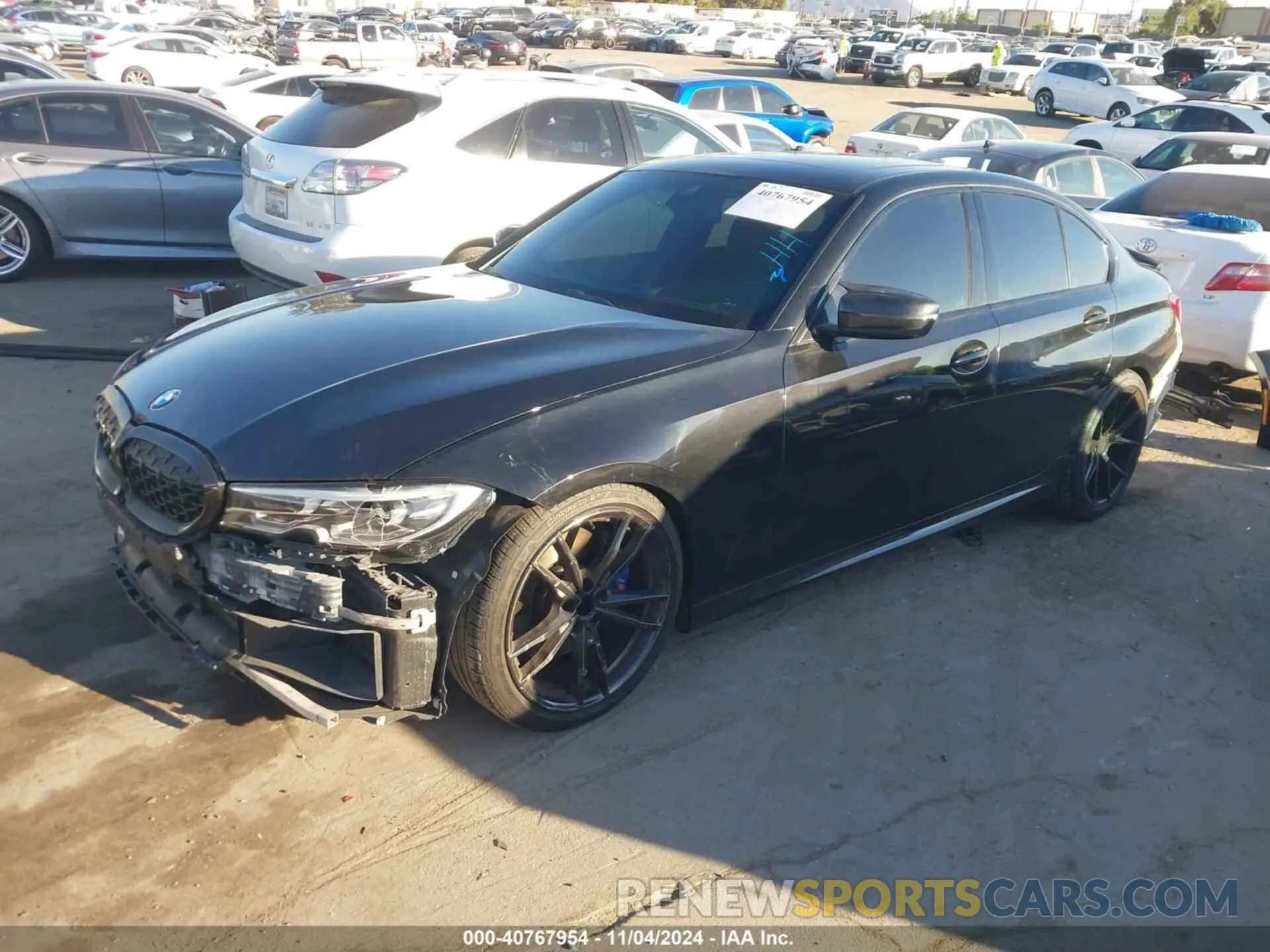 2 Photograph of a damaged car WBA5U7C07LA232170 BMW 3 SERIES 2020