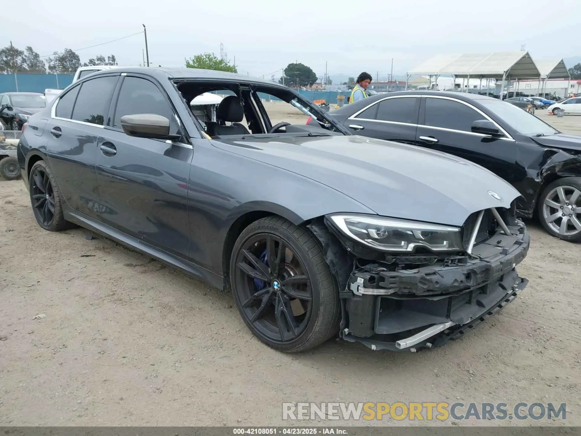 1 Photograph of a damaged car WBA5U7C08LFH04303 BMW 3 SERIES 2020