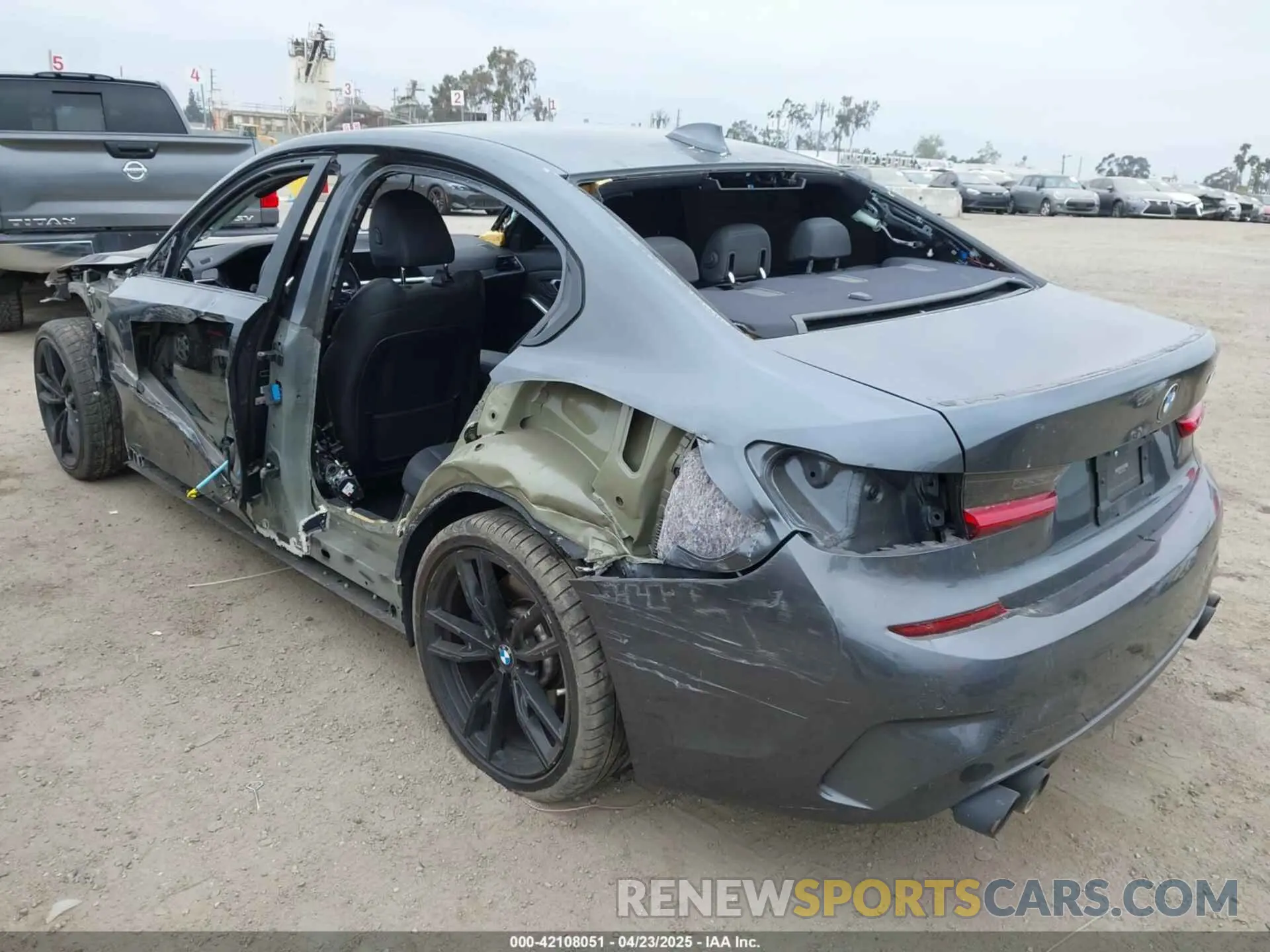 3 Photograph of a damaged car WBA5U7C08LFH04303 BMW 3 SERIES 2020