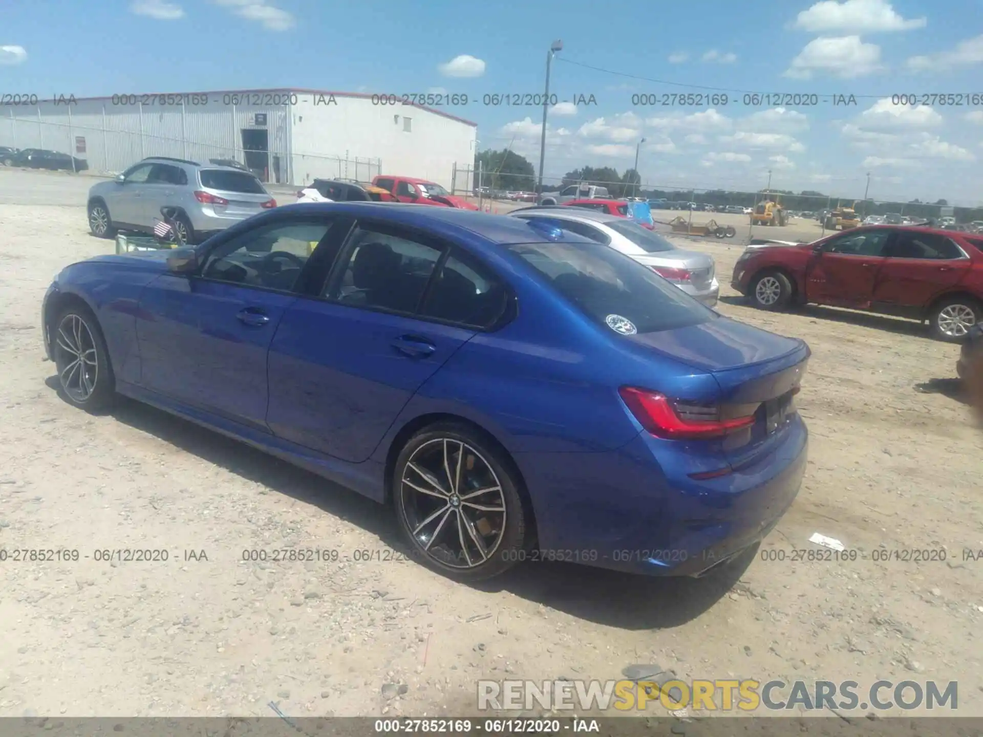 3 Photograph of a damaged car WBA5U7C0XLAF54014 BMW 3 SERIES 2020