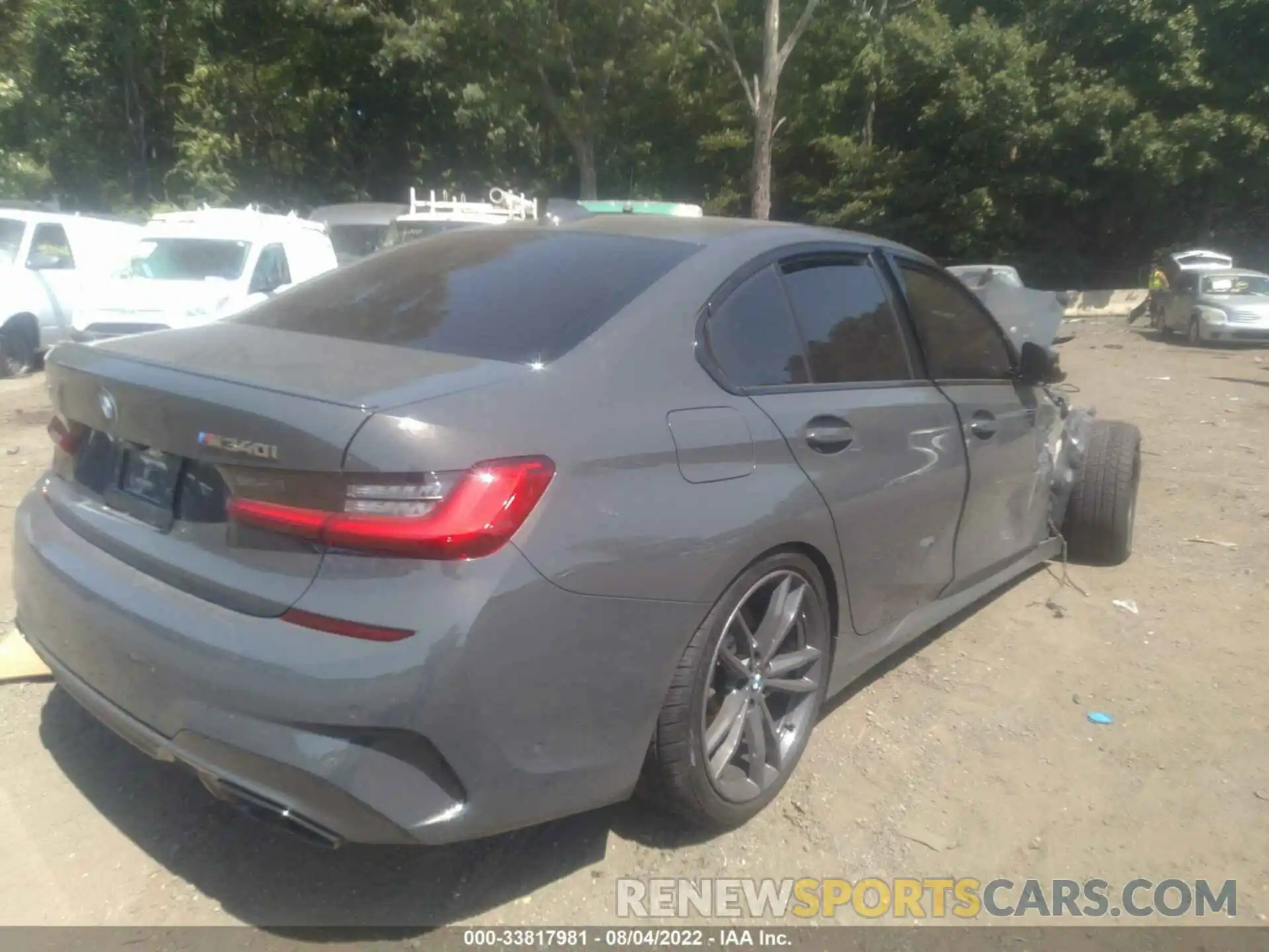 4 Photograph of a damaged car WBA5U9C02LFH74052 BMW 3 SERIES 2020