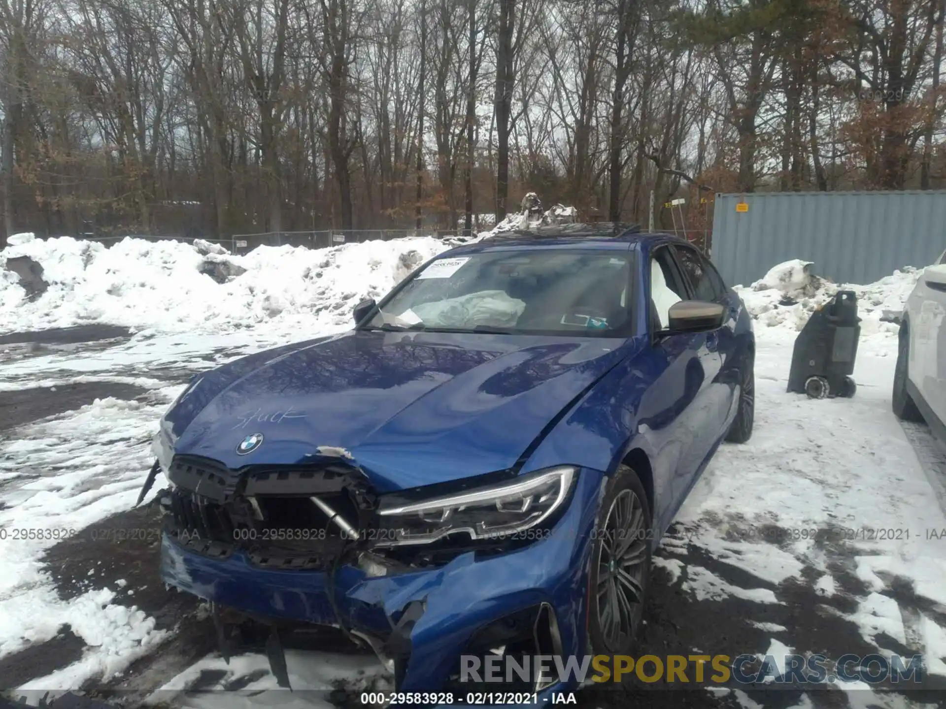 2 Photograph of a damaged car WBA5U9C02LFJ89839 BMW 3 SERIES 2020