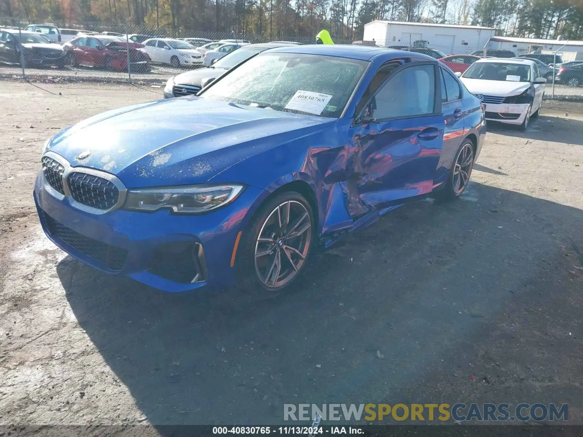 2 Photograph of a damaged car WBA5U9C04LFH24947 BMW 3 SERIES 2020