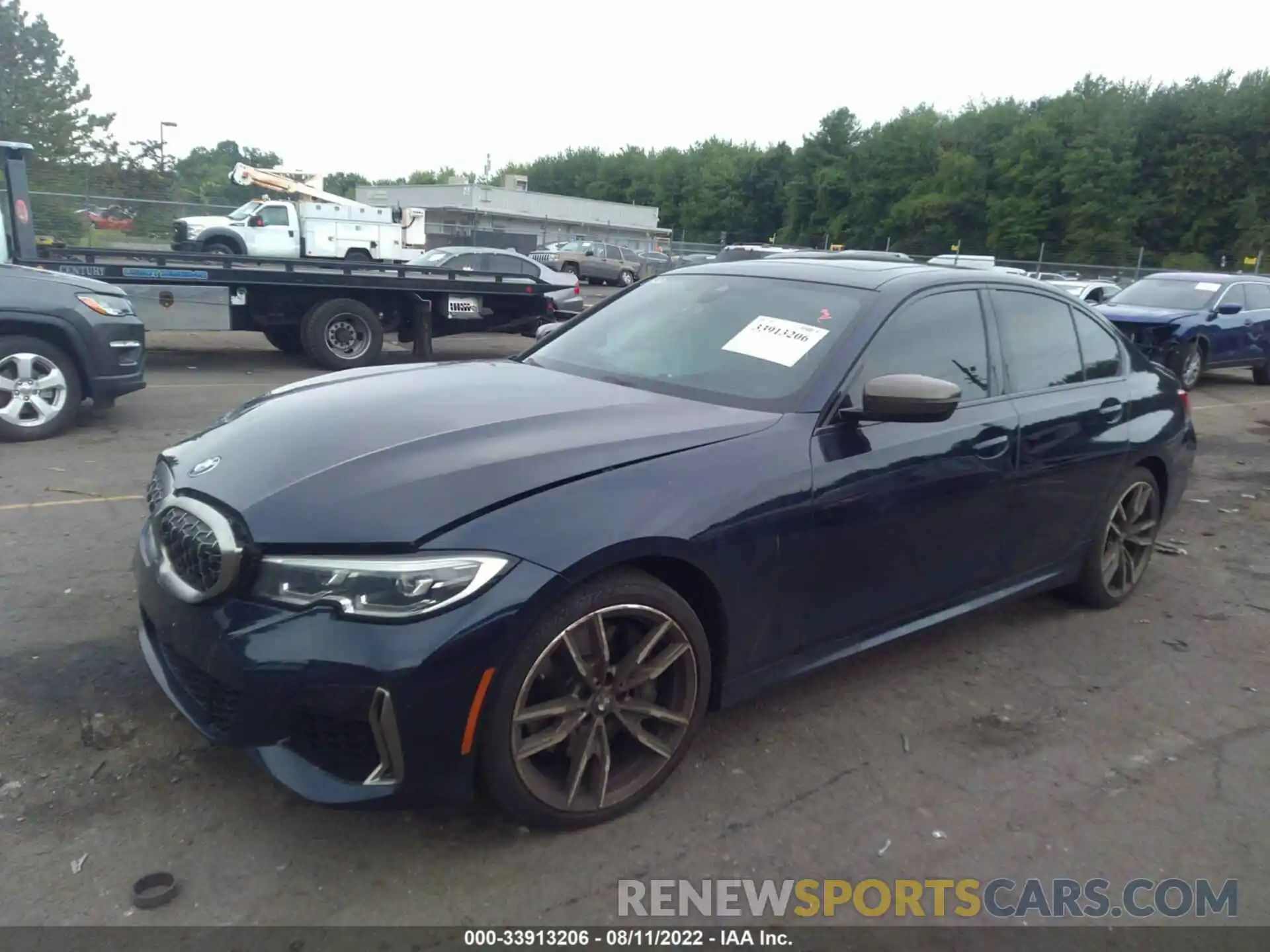 2 Photograph of a damaged car WBA5U9C05LFH02679 BMW 3 SERIES 2020