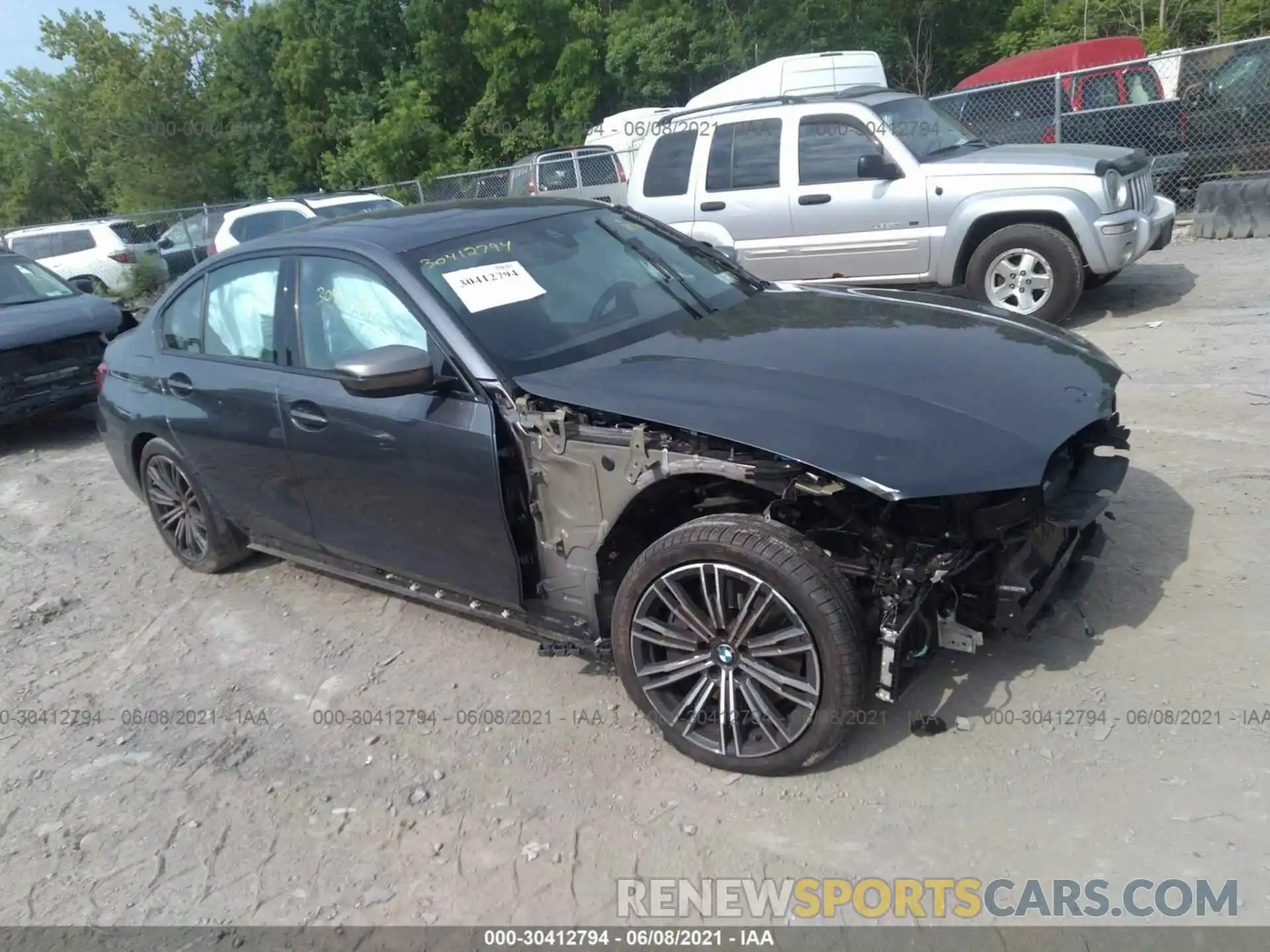 1 Photograph of a damaged car WBA5U9C05LFH59335 BMW 3 SERIES 2020