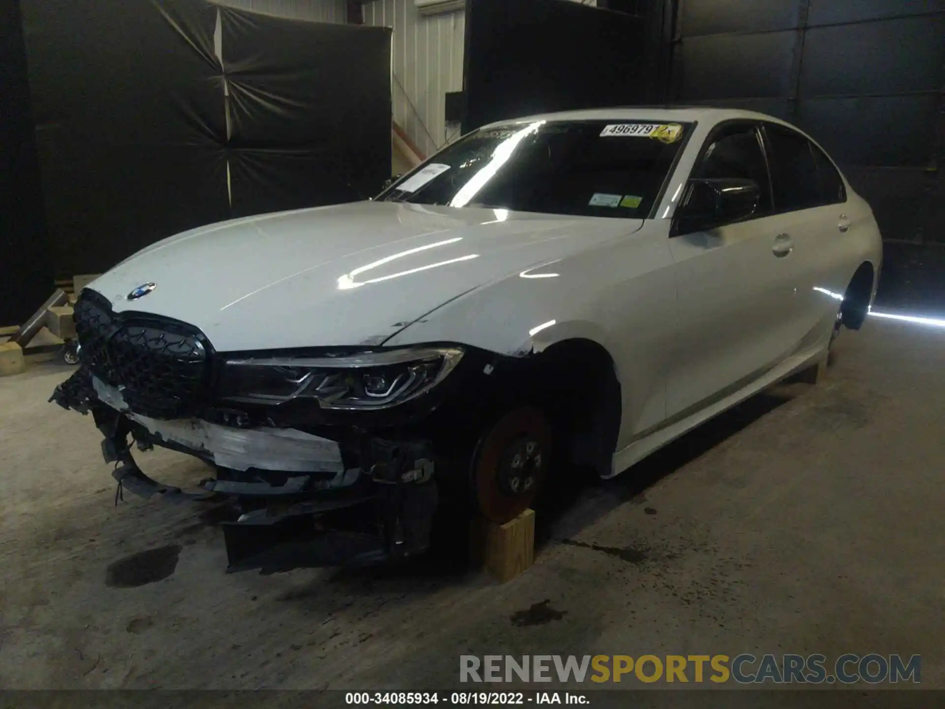 2 Photograph of a damaged car WBA5U9C05LFH72845 BMW 3 SERIES 2020