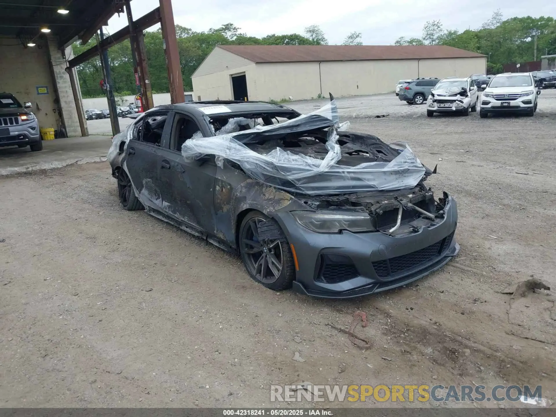 1 Photograph of a damaged car WBA5U9C06LFJ43561 BMW 3 SERIES 2020