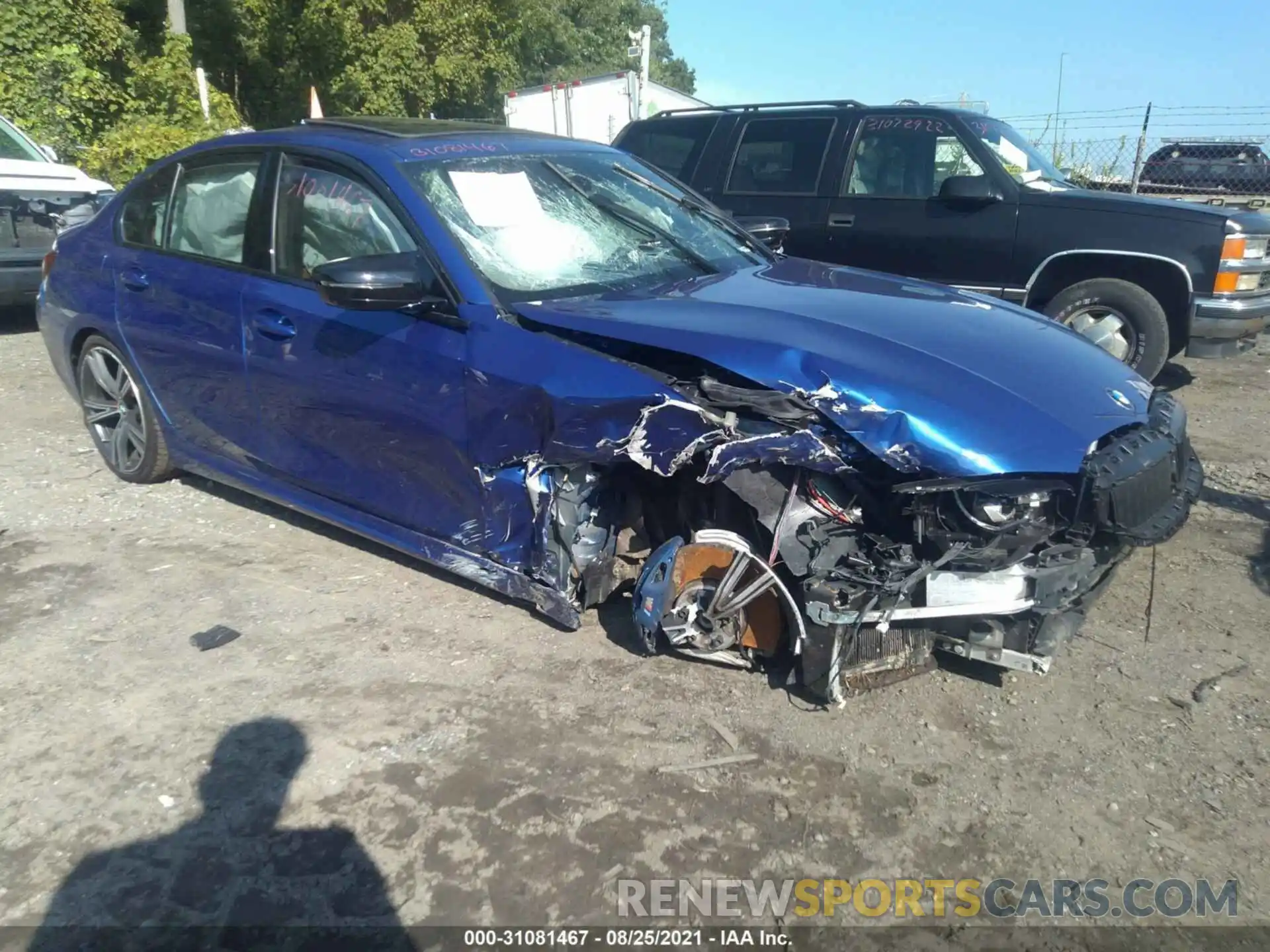 1 Photograph of a damaged car WBA5U9C07LA379181 BMW 3 SERIES 2020