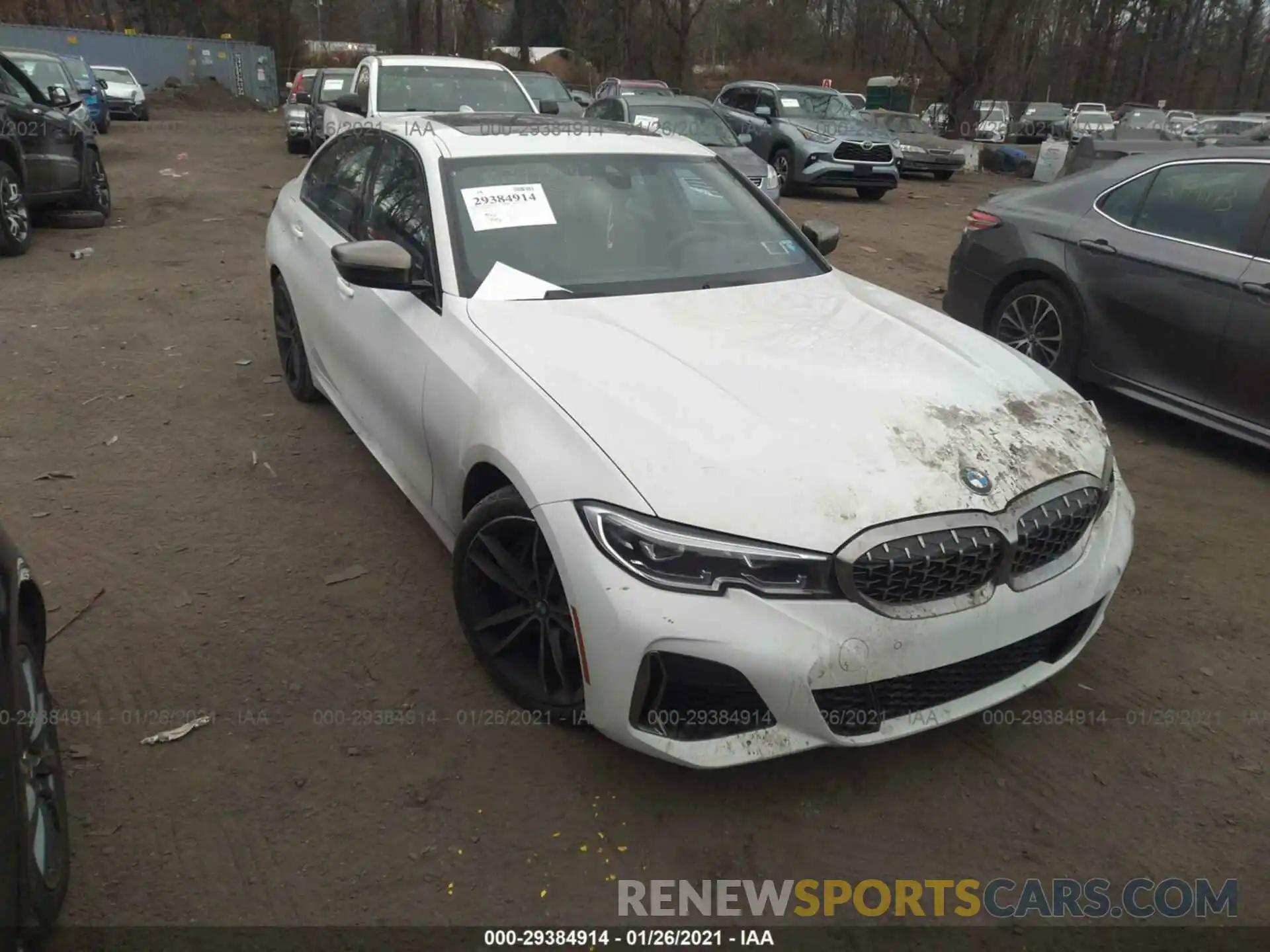 1 Photograph of a damaged car WBA5U9C07LFJ82868 BMW 3 SERIES 2020