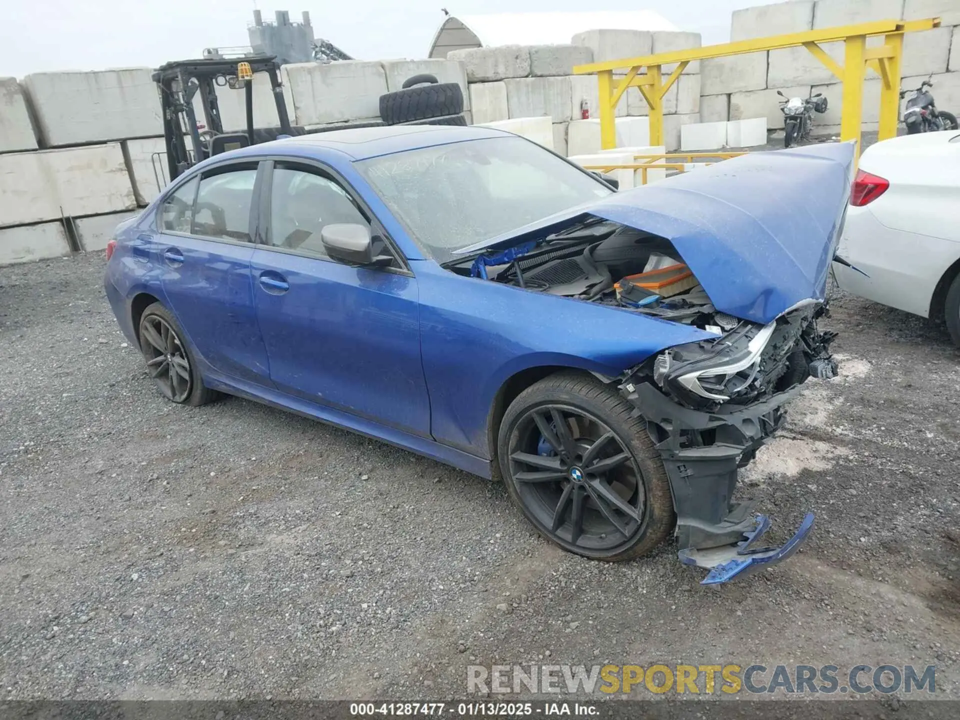 1 Photograph of a damaged car WBA5U9C07LFJ84975 BMW 3 SERIES 2020