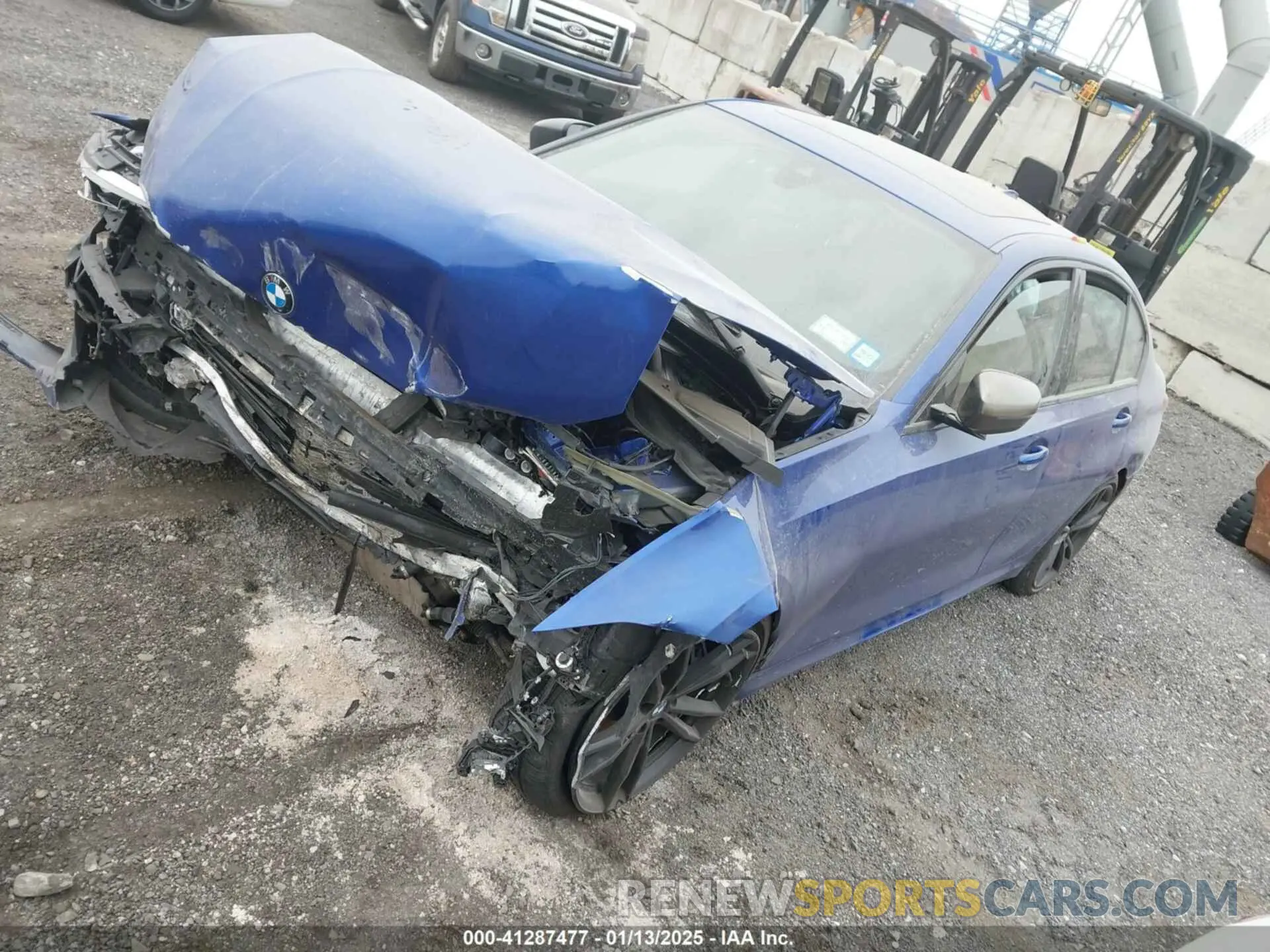 2 Photograph of a damaged car WBA5U9C07LFJ84975 BMW 3 SERIES 2020