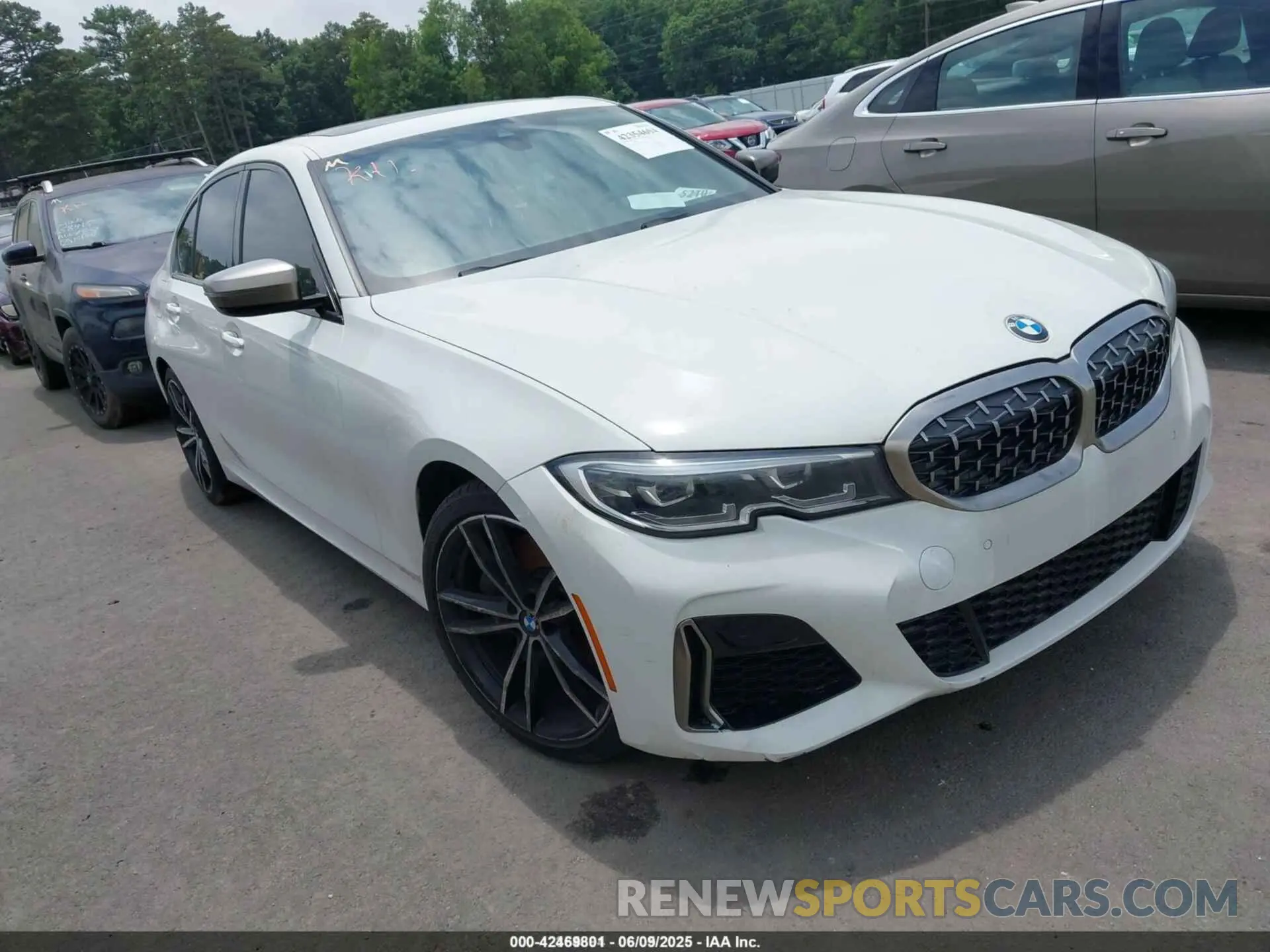 1 Photograph of a damaged car WBA5U9C08LFH20822 BMW 3 SERIES 2020