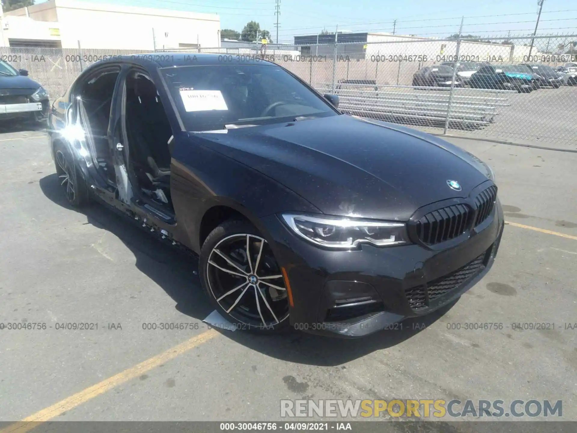 1 Photograph of a damaged car 3MW5P7J00M8B67508 BMW 3 SERIES 2021