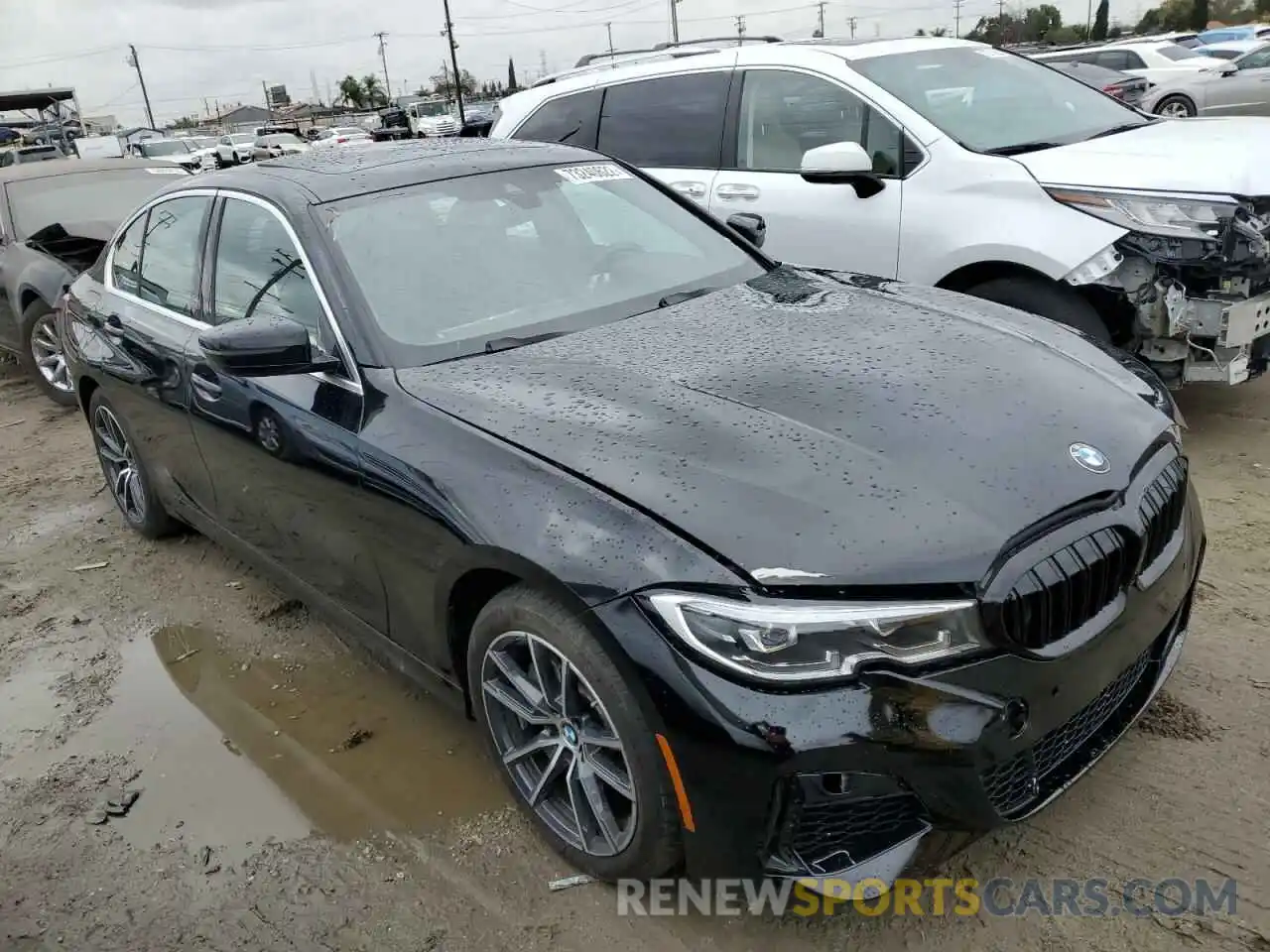 4 Photograph of a damaged car 3MW5P7J01M8B72345 BMW 3 SERIES 2021