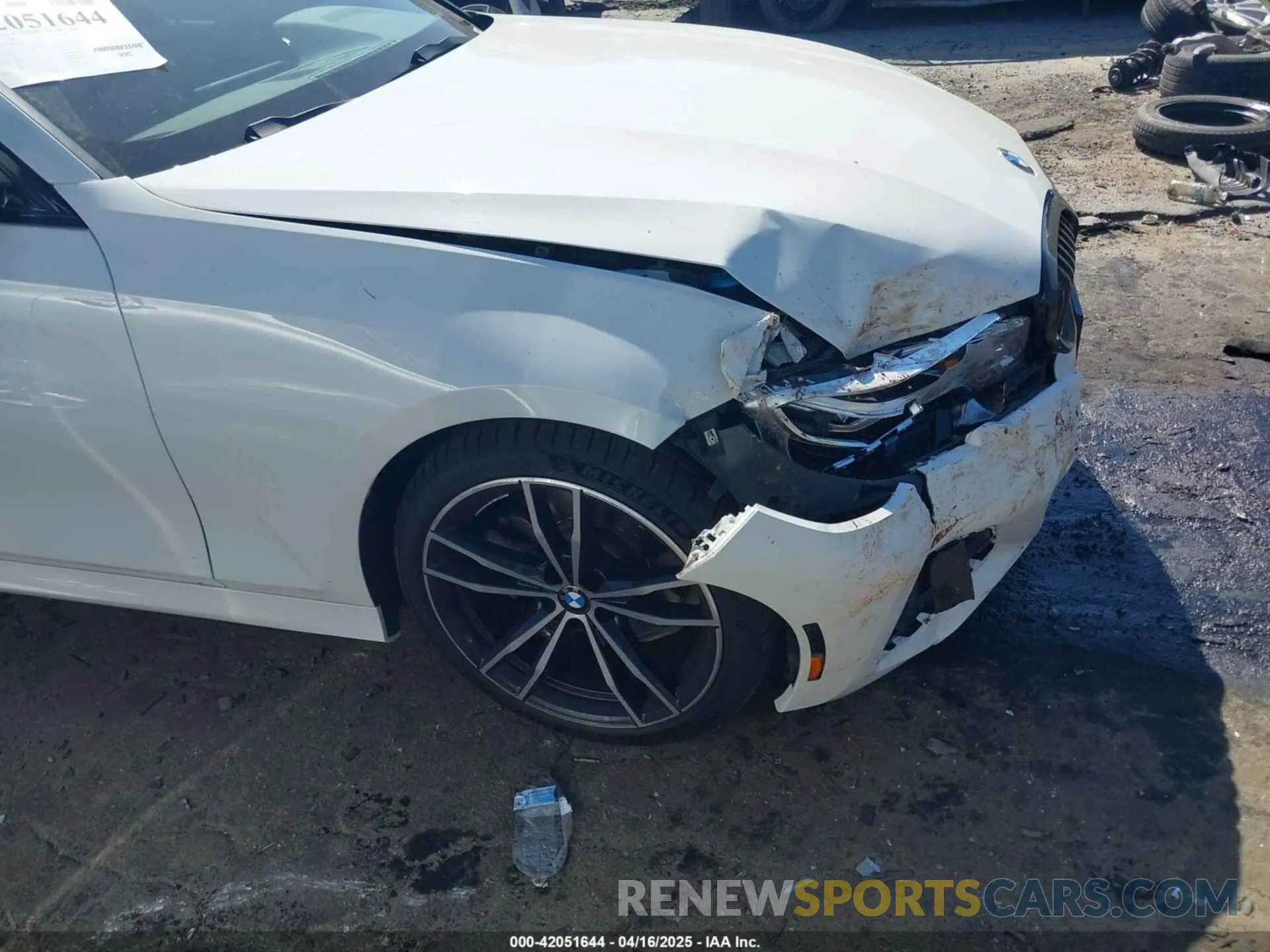 6 Photograph of a damaged car 3MW5P7J02M8B67834 BMW 3 SERIES 2021