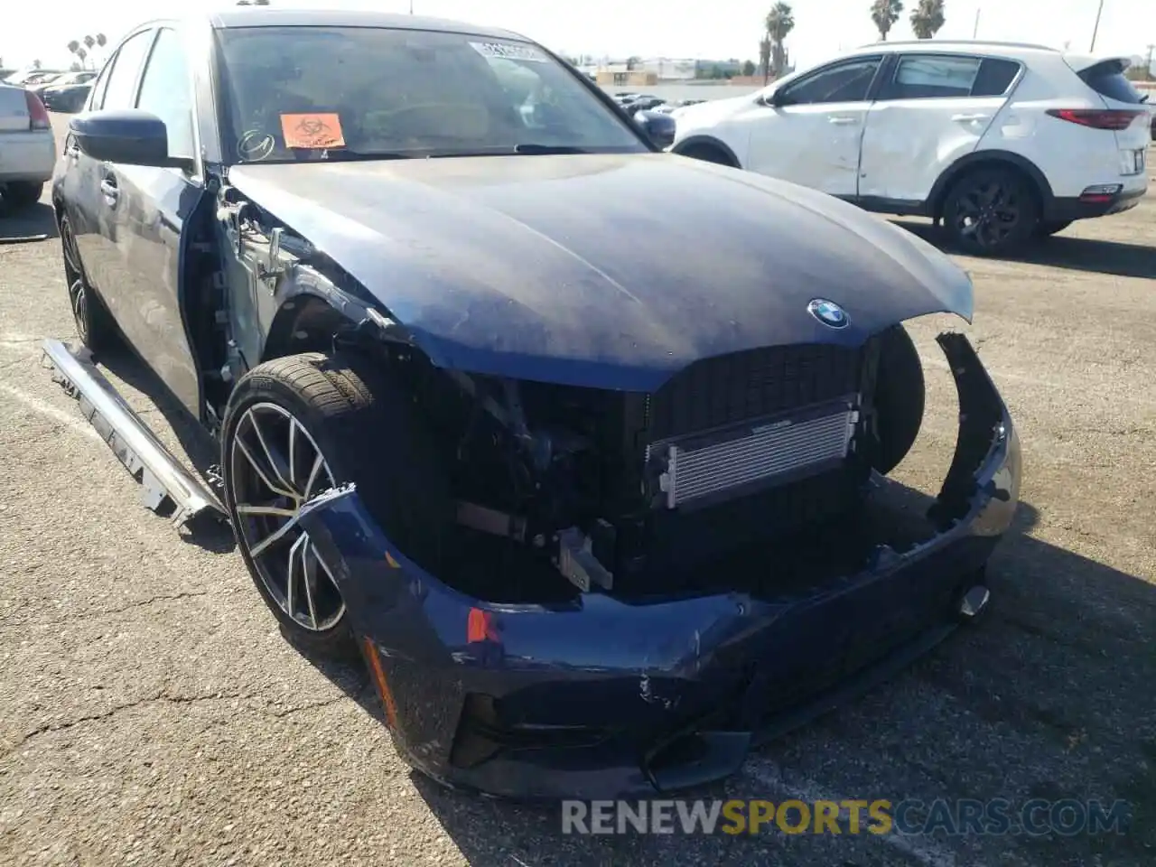 9 Photograph of a damaged car 3MW5P7J02M8B85900 BMW 3 SERIES 2021