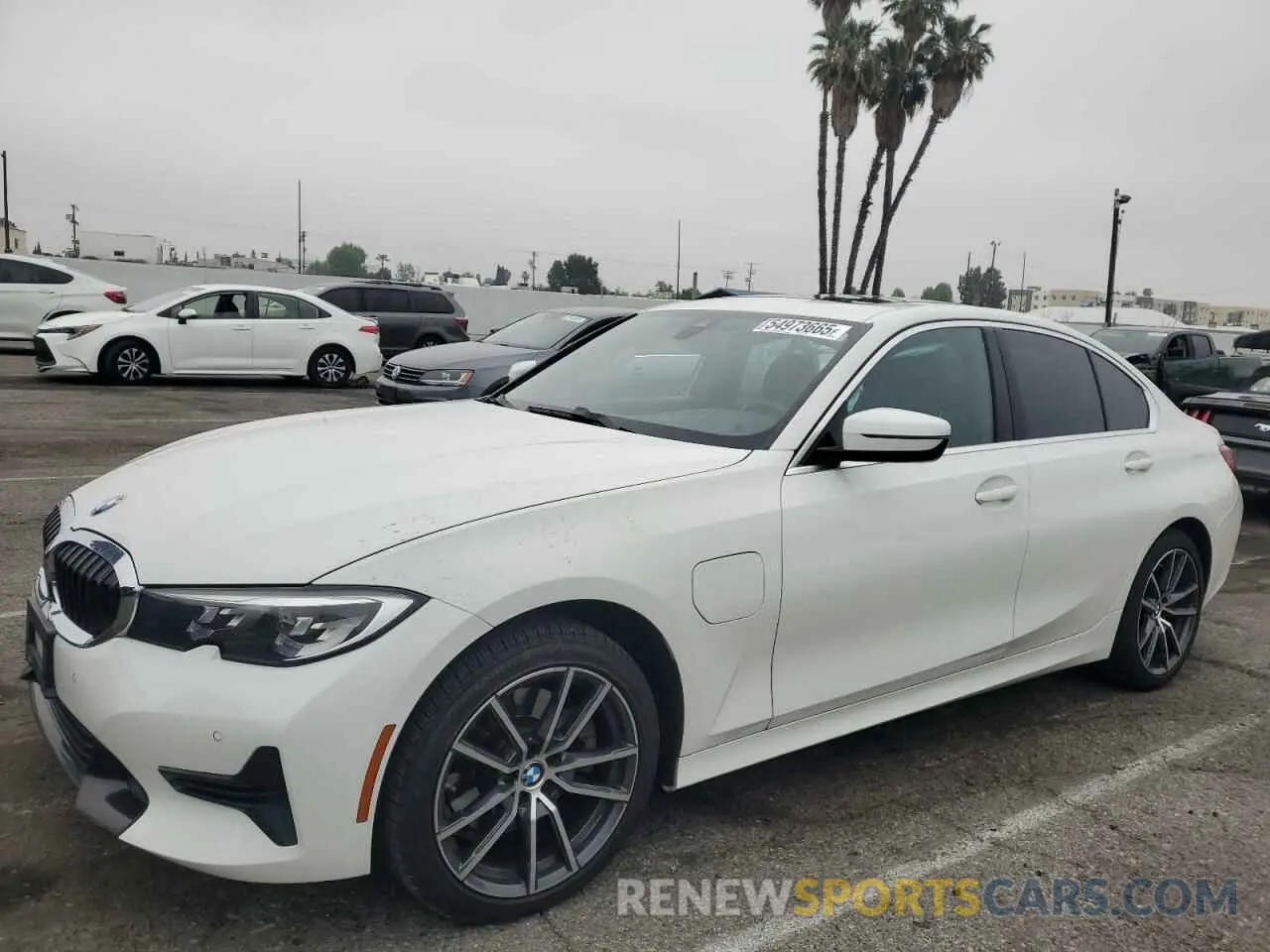 1 Photograph of a damaged car 3MW5P7J02M8B86870 BMW 3 SERIES 2021