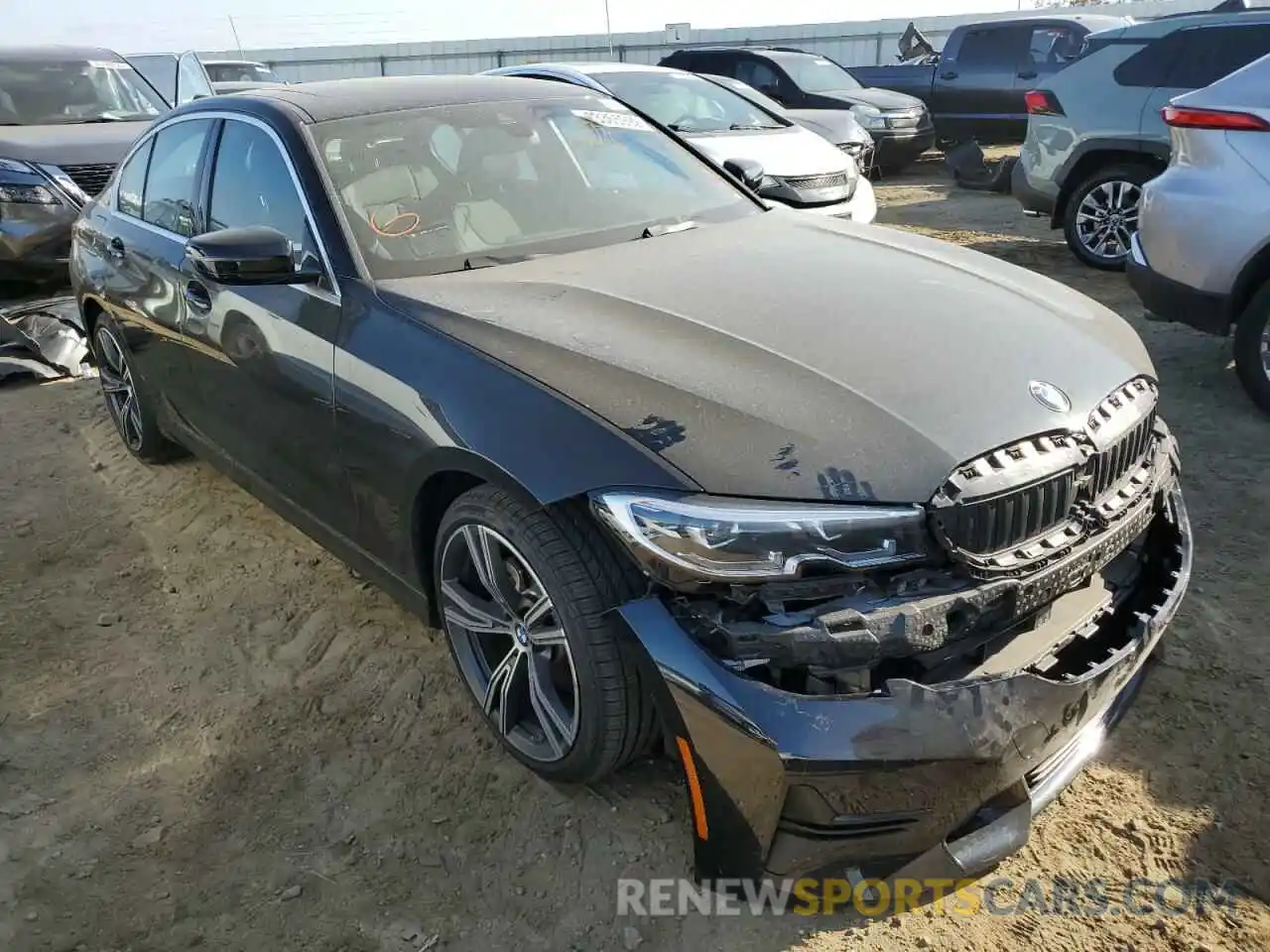 1 Photograph of a damaged car 3MW5P7J04M8B64921 BMW 3 SERIES 2021