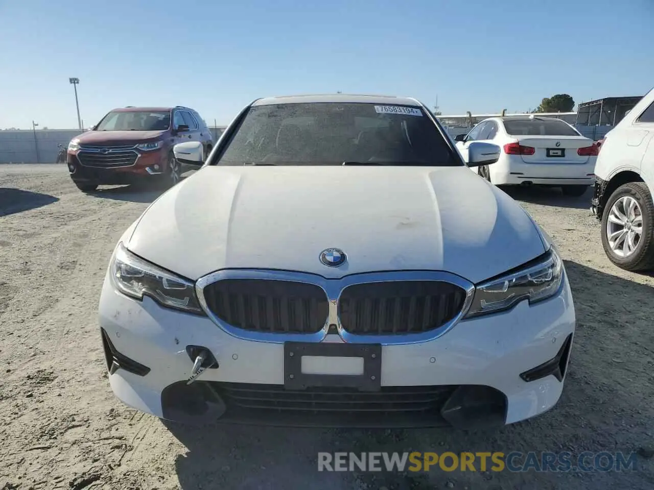5 Photograph of a damaged car 3MW5P7J06M8B65410 BMW 3 SERIES 2021