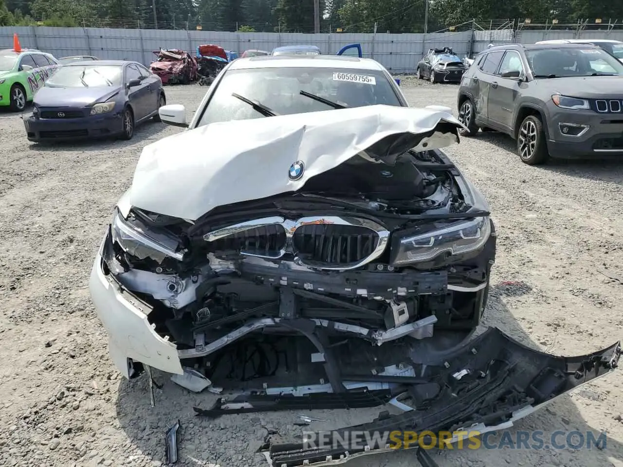 5 Photograph of a damaged car 3MW5P7J08M8B74299 BMW 3 SERIES 2021
