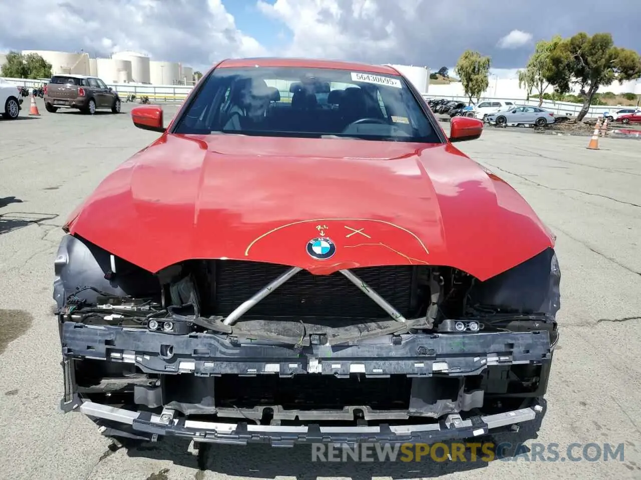 5 Photograph of a damaged car 3MW5P7J0XM8C18769 BMW 3 SERIES 2021