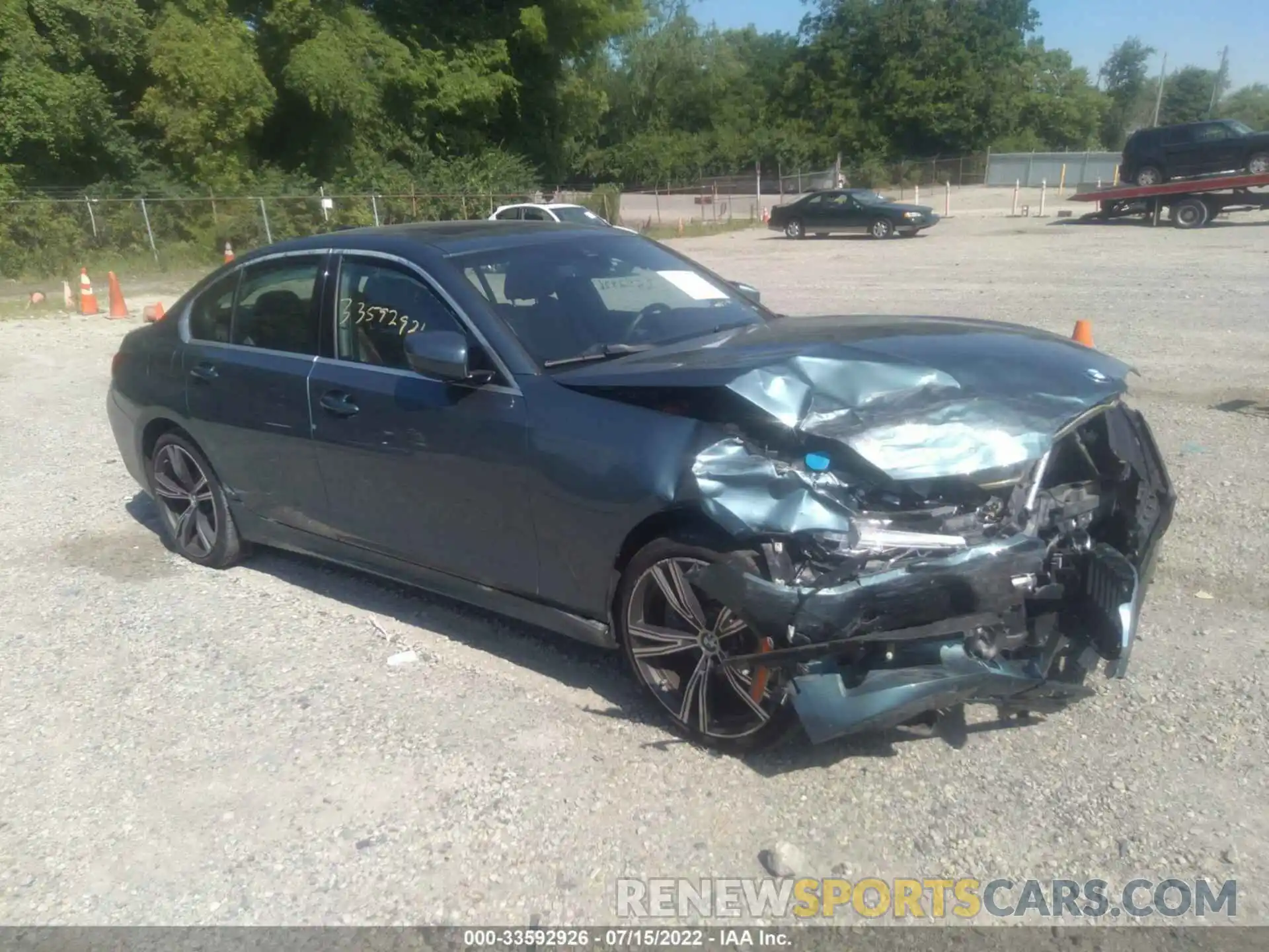 1 Photograph of a damaged car 3MW5P9J03M8B66705 BMW 3 SERIES 2021