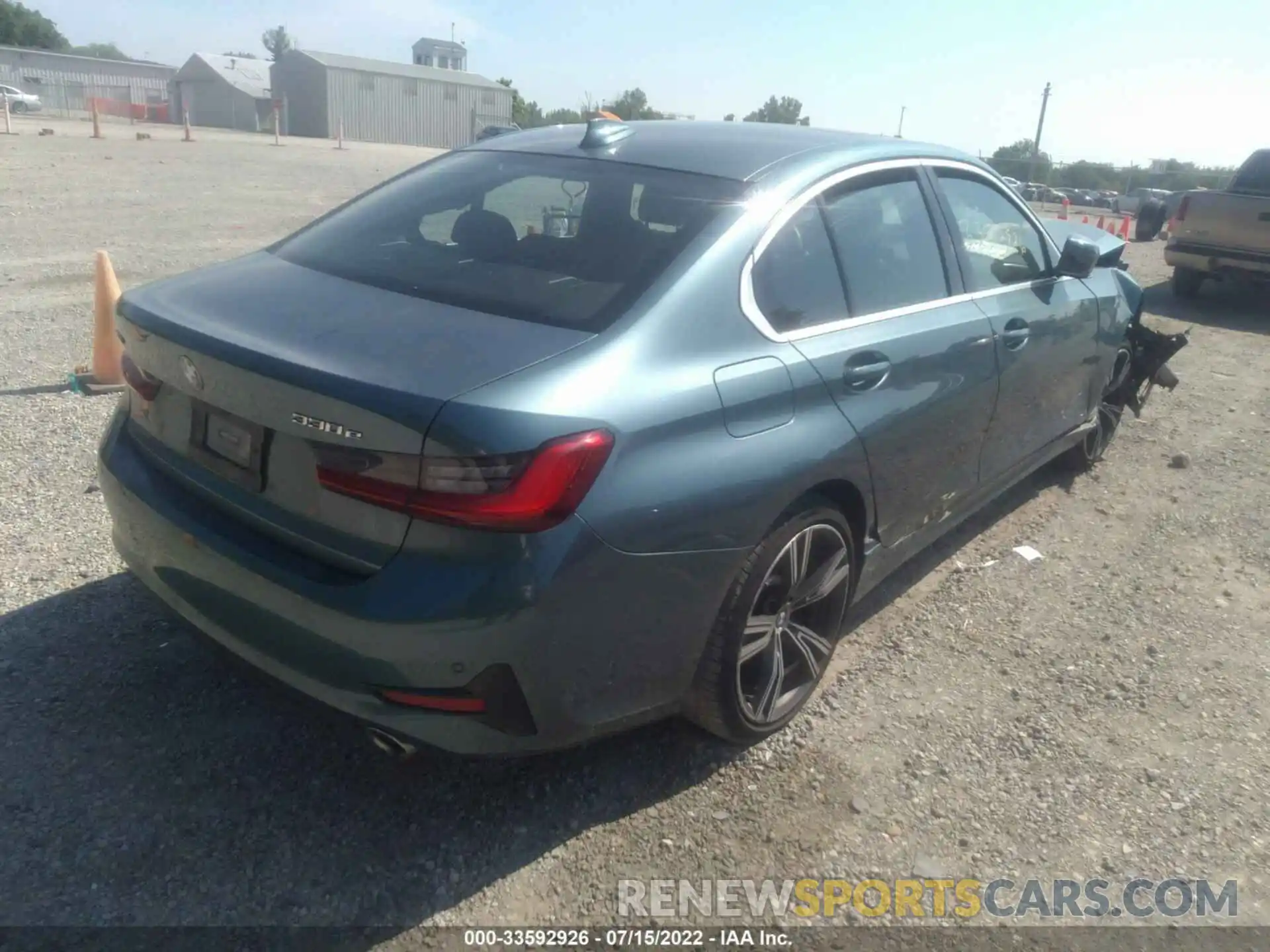 4 Photograph of a damaged car 3MW5P9J03M8B66705 BMW 3 SERIES 2021