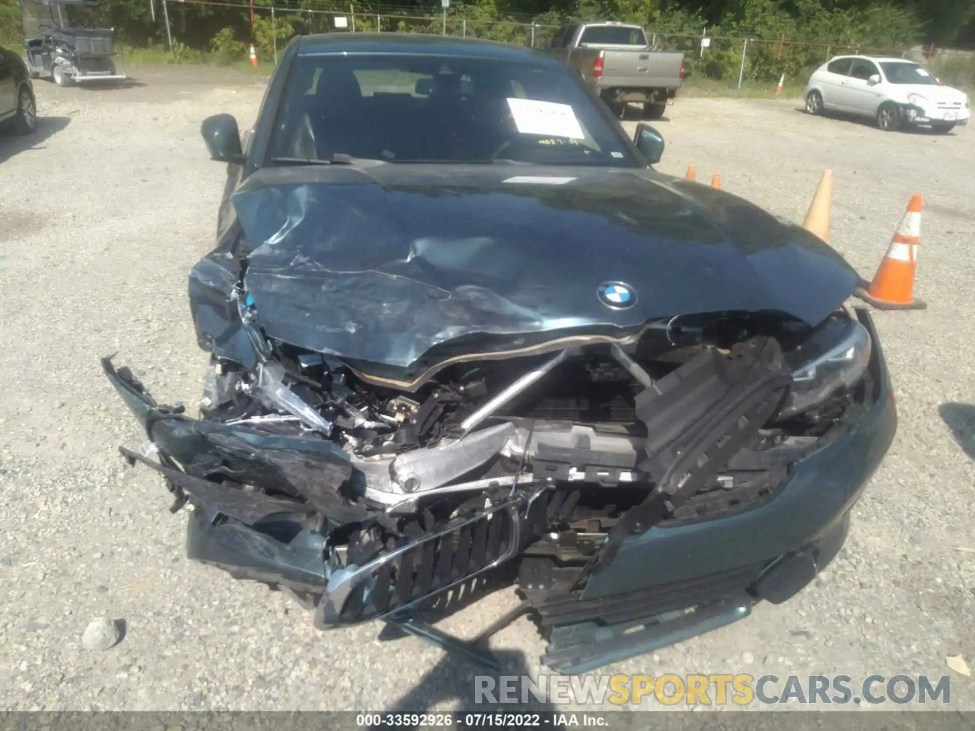 6 Photograph of a damaged car 3MW5P9J03M8B66705 BMW 3 SERIES 2021