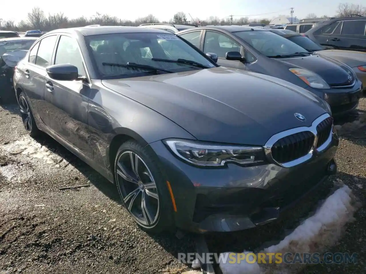 1 Photograph of a damaged car 3MW5P9J04M8C17189 BMW 3 SERIES 2021