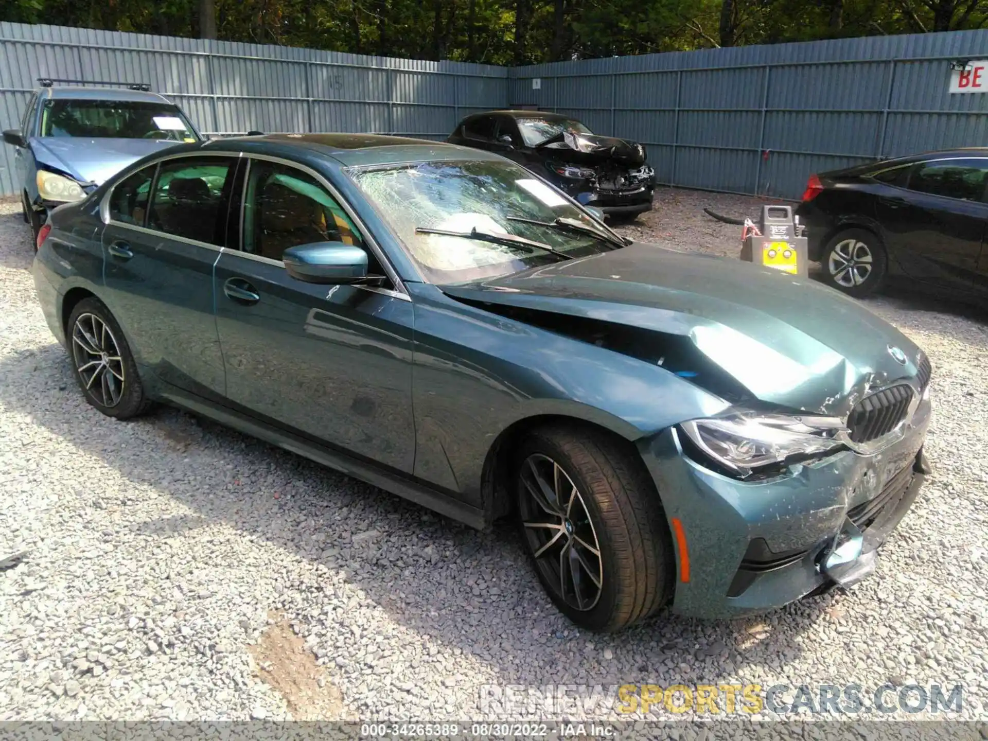 1 Photograph of a damaged car 3MW5P9J07M8C06767 BMW 3 SERIES 2021