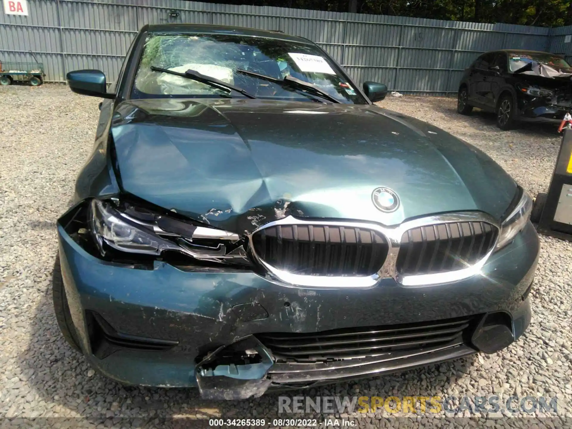 6 Photograph of a damaged car 3MW5P9J07M8C06767 BMW 3 SERIES 2021