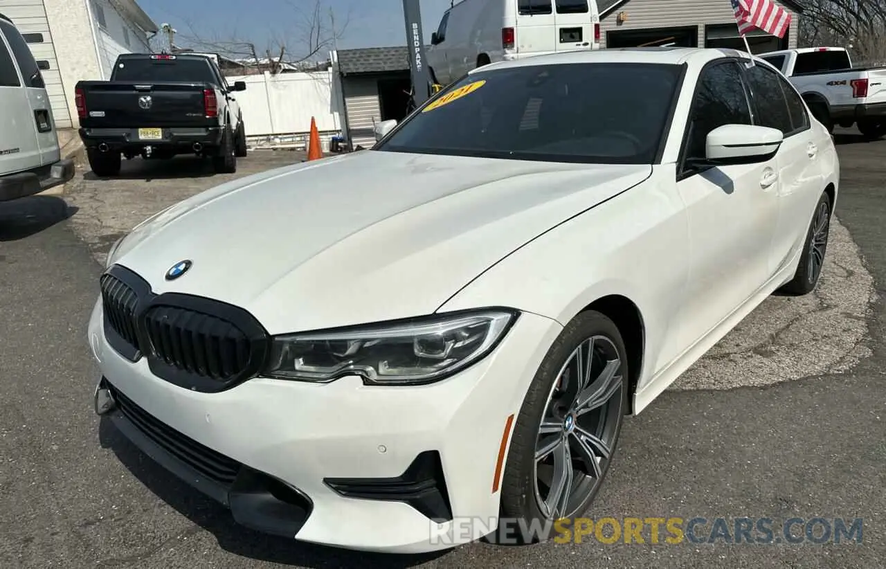 2 Photograph of a damaged car 3MW5R1J00M8B48688 BMW 3 SERIES 2021