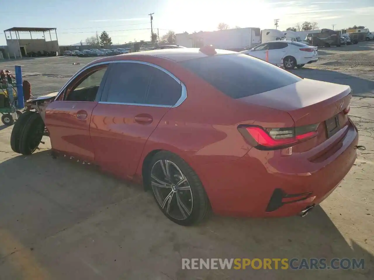 2 Photograph of a damaged car 3MW5R1J00M8B66768 BMW 3 SERIES 2021