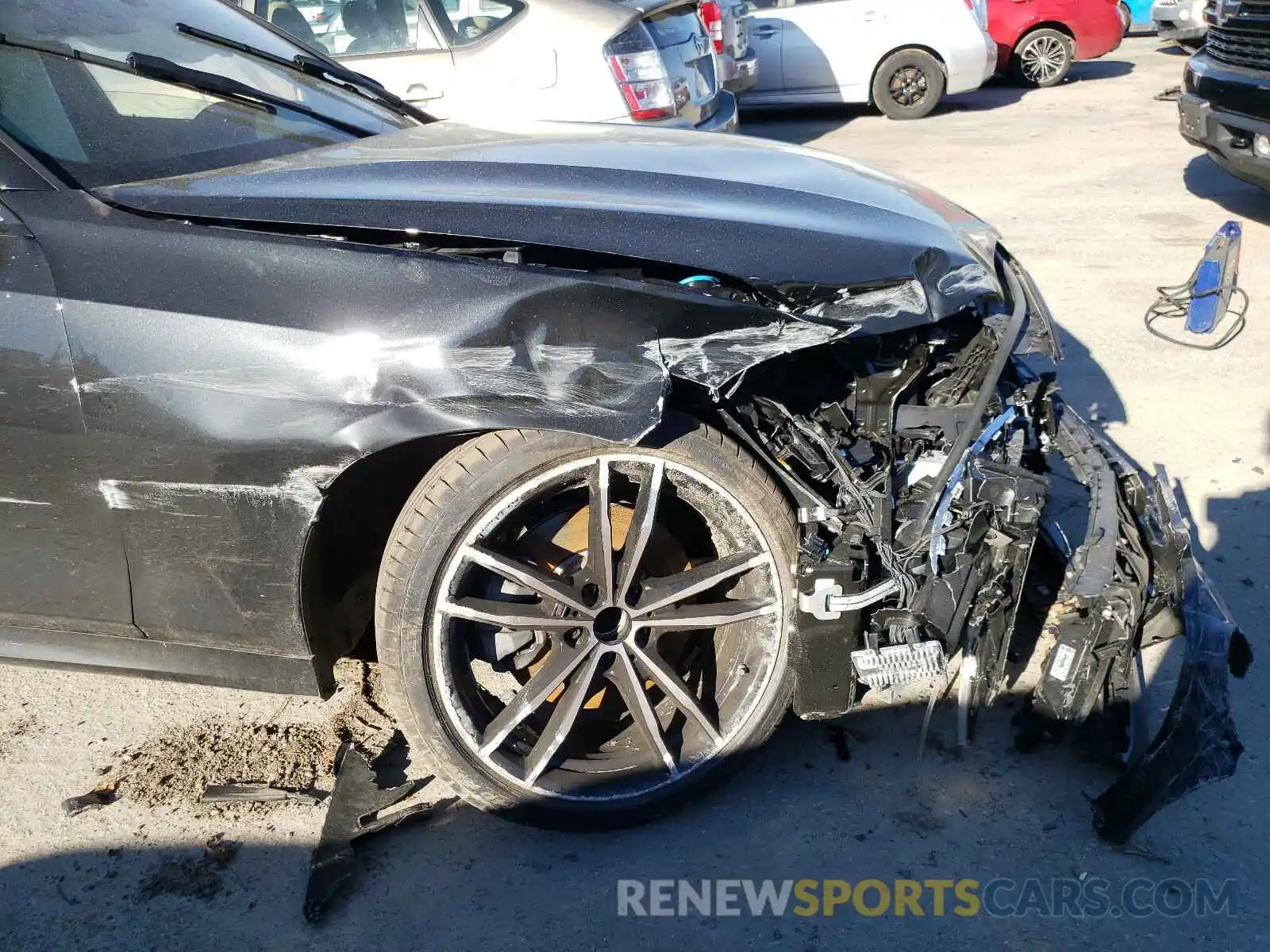 9 Photograph of a damaged car 3MW5R1J00M8B69945 BMW 3 SERIES 2021