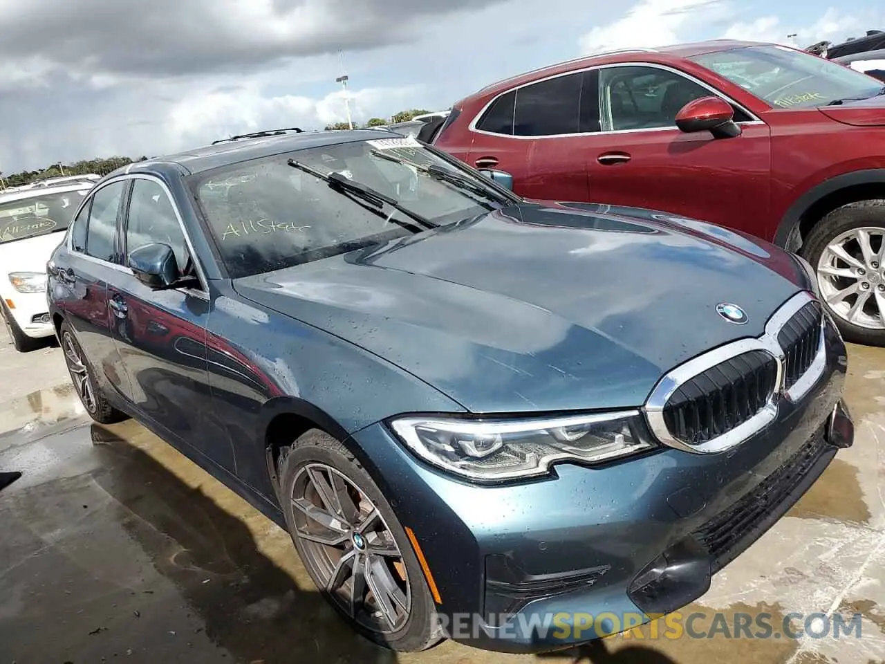 4 Photograph of a damaged car 3MW5R1J00M8B73445 BMW 3 SERIES 2021