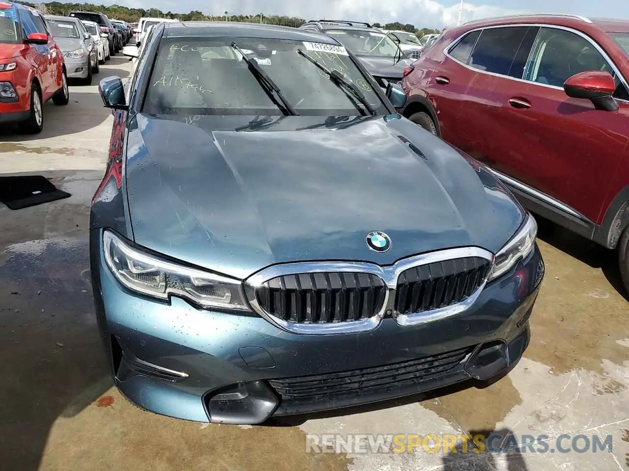 5 Photograph of a damaged car 3MW5R1J00M8B73445 BMW 3 SERIES 2021