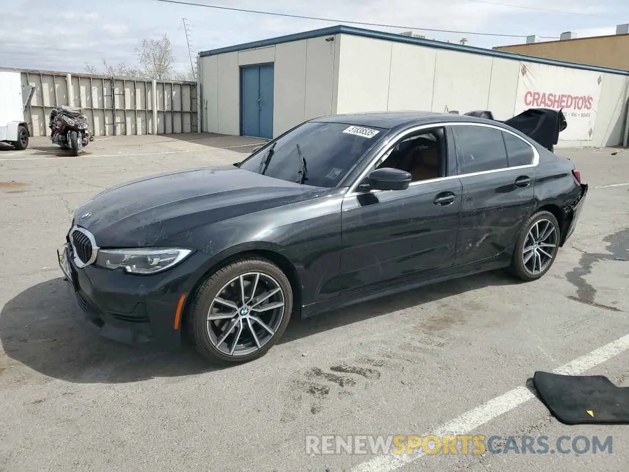 1 Photograph of a damaged car 3MW5R1J00M8B92464 BMW 3 SERIES 2021