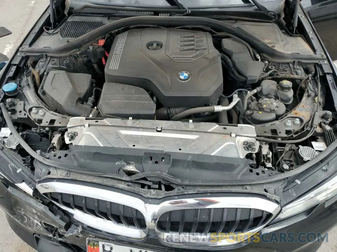 13 Photograph of a damaged car 3MW5R1J00M8B92464 BMW 3 SERIES 2021