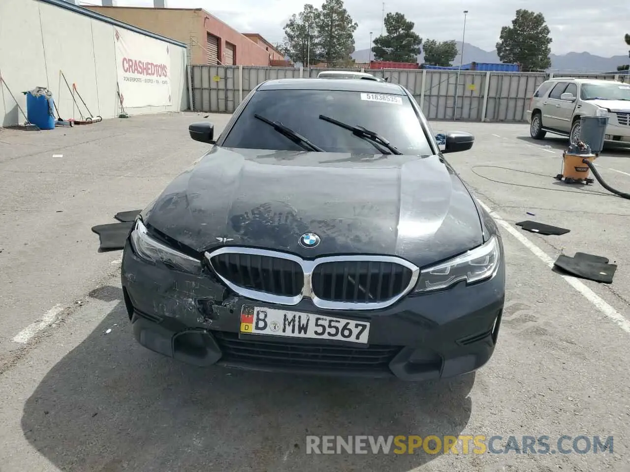 5 Photograph of a damaged car 3MW5R1J00M8B92464 BMW 3 SERIES 2021