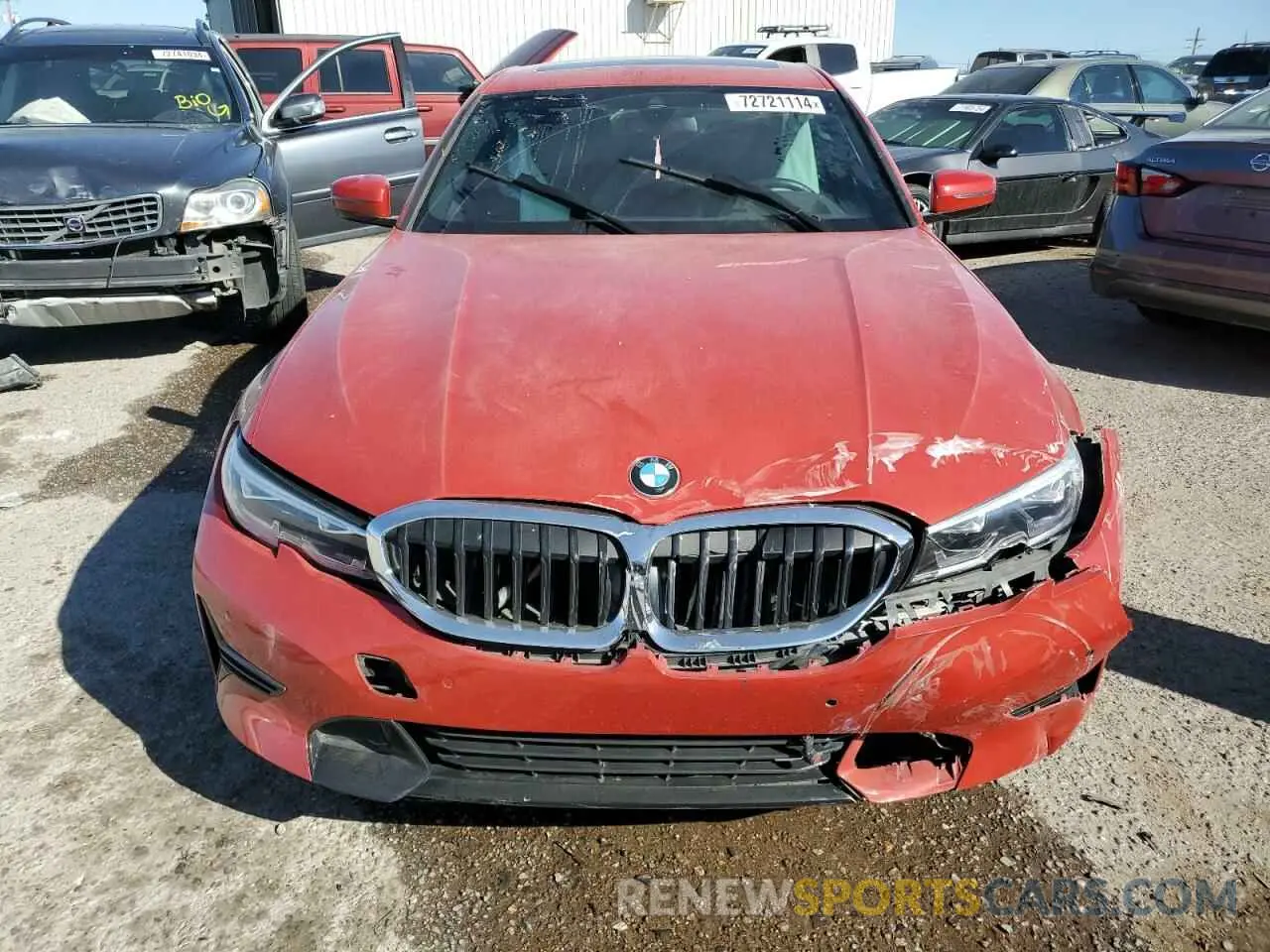 5 Photograph of a damaged car 3MW5R1J00M8C09196 BMW 3 SERIES 2021