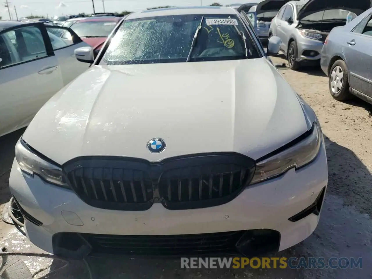 5 Photograph of a damaged car 3MW5R1J00M8C14611 BMW 3 SERIES 2021