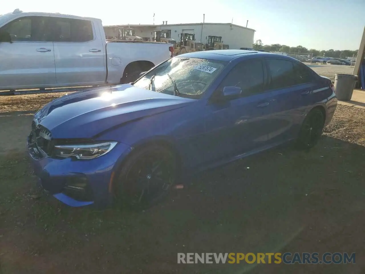 1 Photograph of a damaged car 3MW5R1J01M8B65080 BMW 3 SERIES 2021