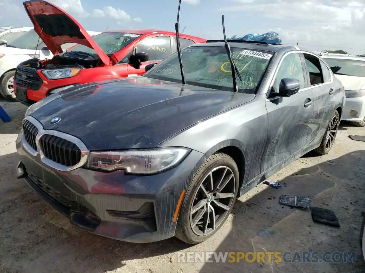 2 Photograph of a damaged car 3MW5R1J01M8C00216 BMW 3 SERIES 2021