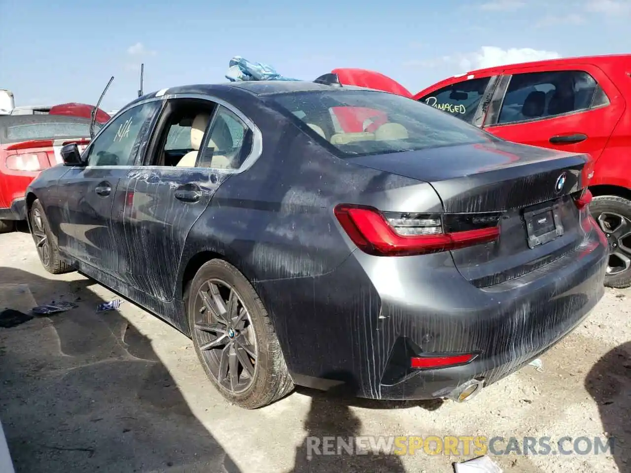 3 Photograph of a damaged car 3MW5R1J01M8C00216 BMW 3 SERIES 2021