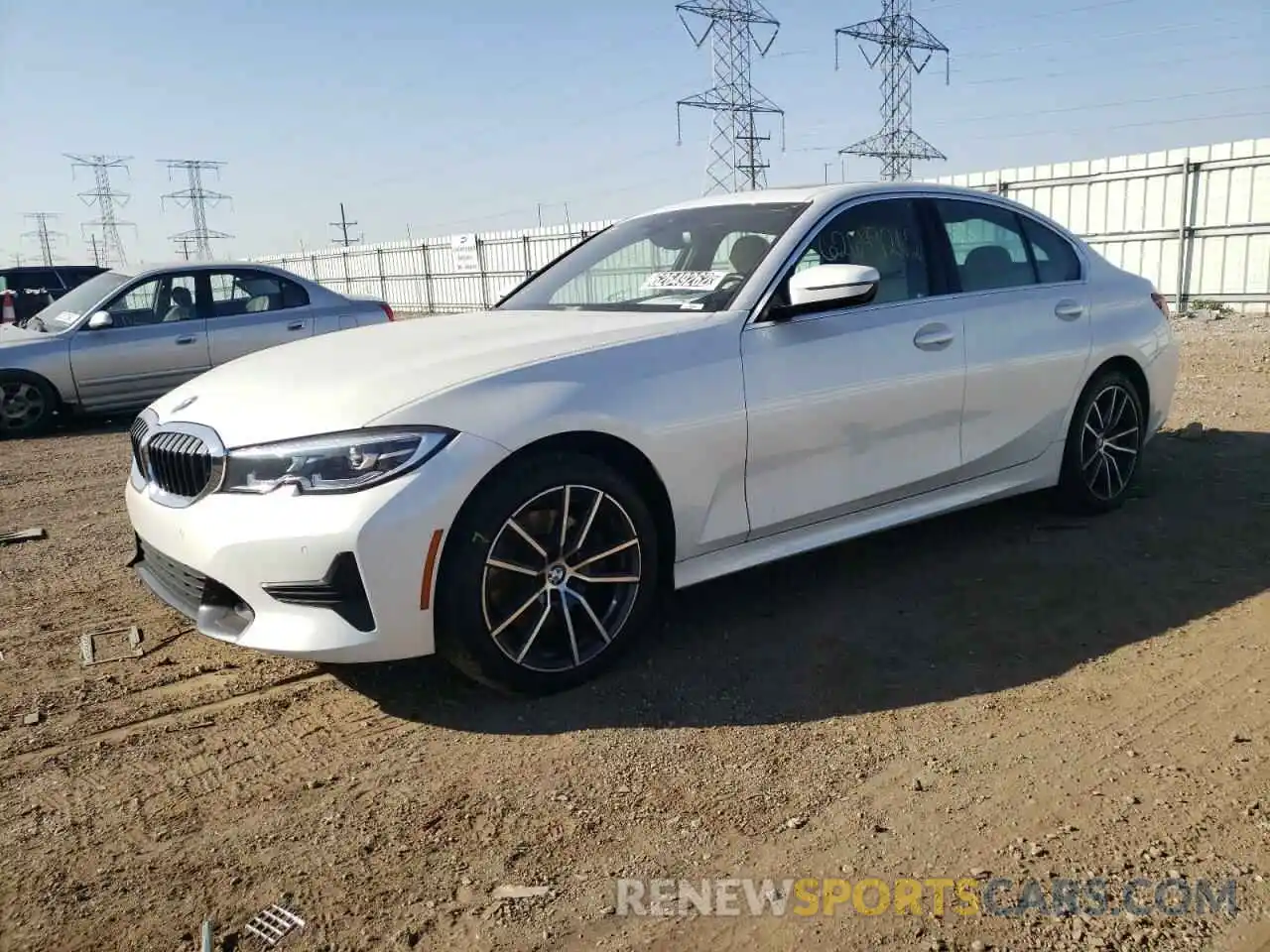 1 Photograph of a damaged car 3MW5R1J01M8C08106 BMW 3 SERIES 2021