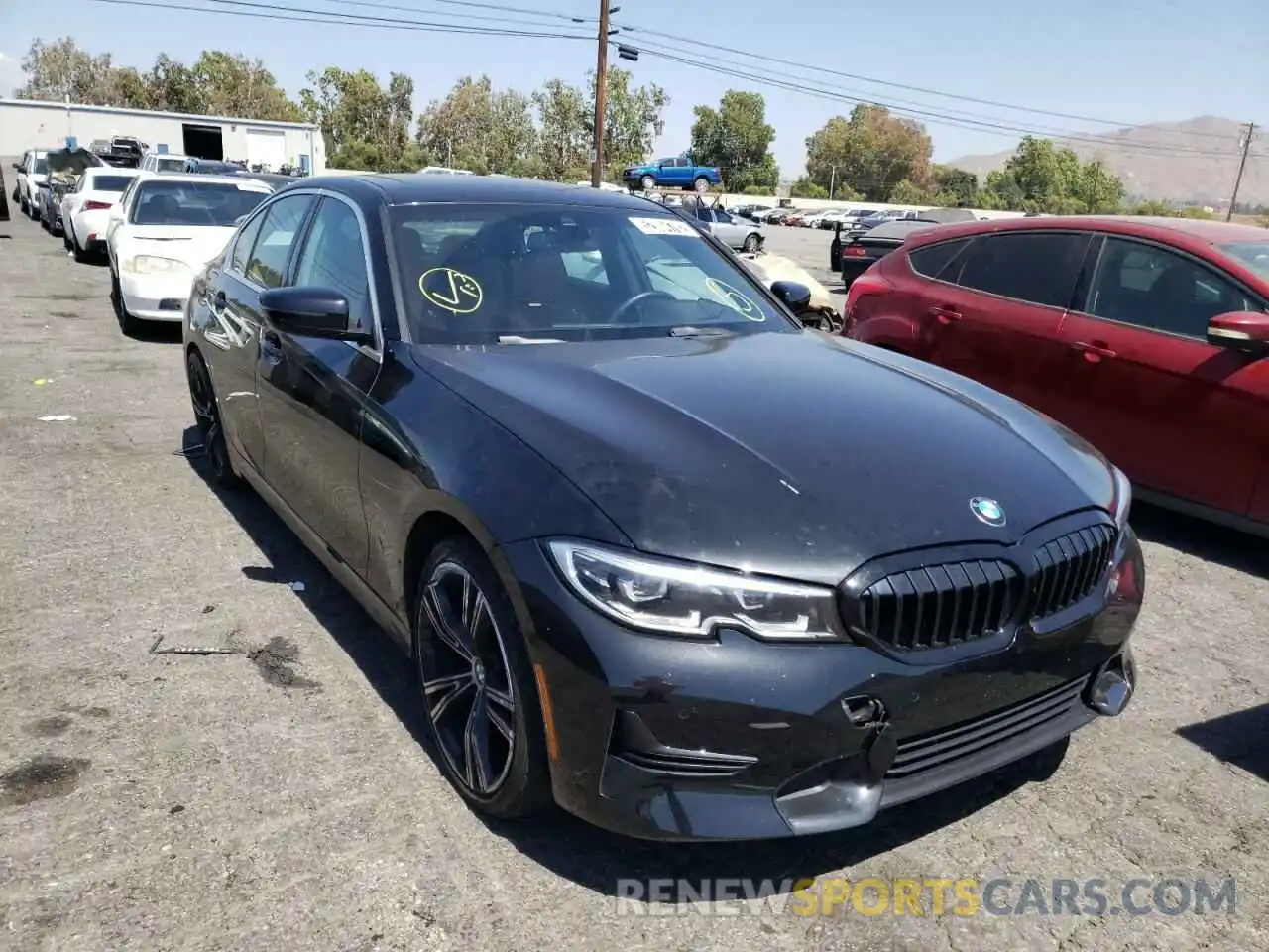 1 Photograph of a damaged car 3MW5R1J01M8C09904 BMW 3 SERIES 2021