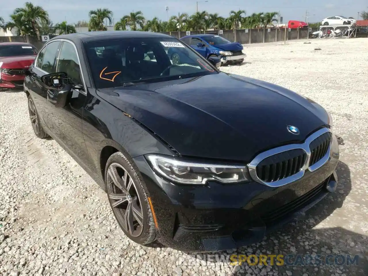 1 Photograph of a damaged car 3MW5R1J01M8C20305 BMW 3 SERIES 2021