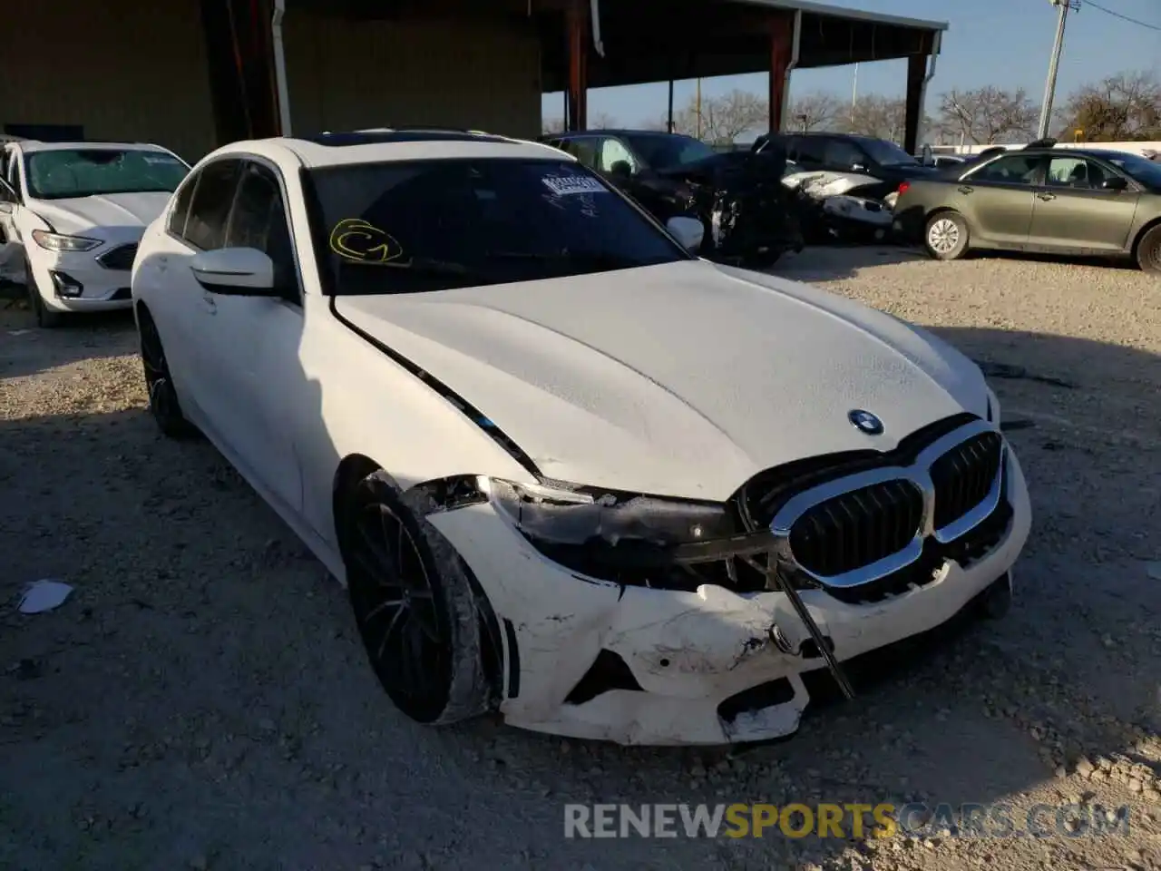 1 Photograph of a damaged car 3MW5R1J02M8B59157 BMW 3 SERIES 2021